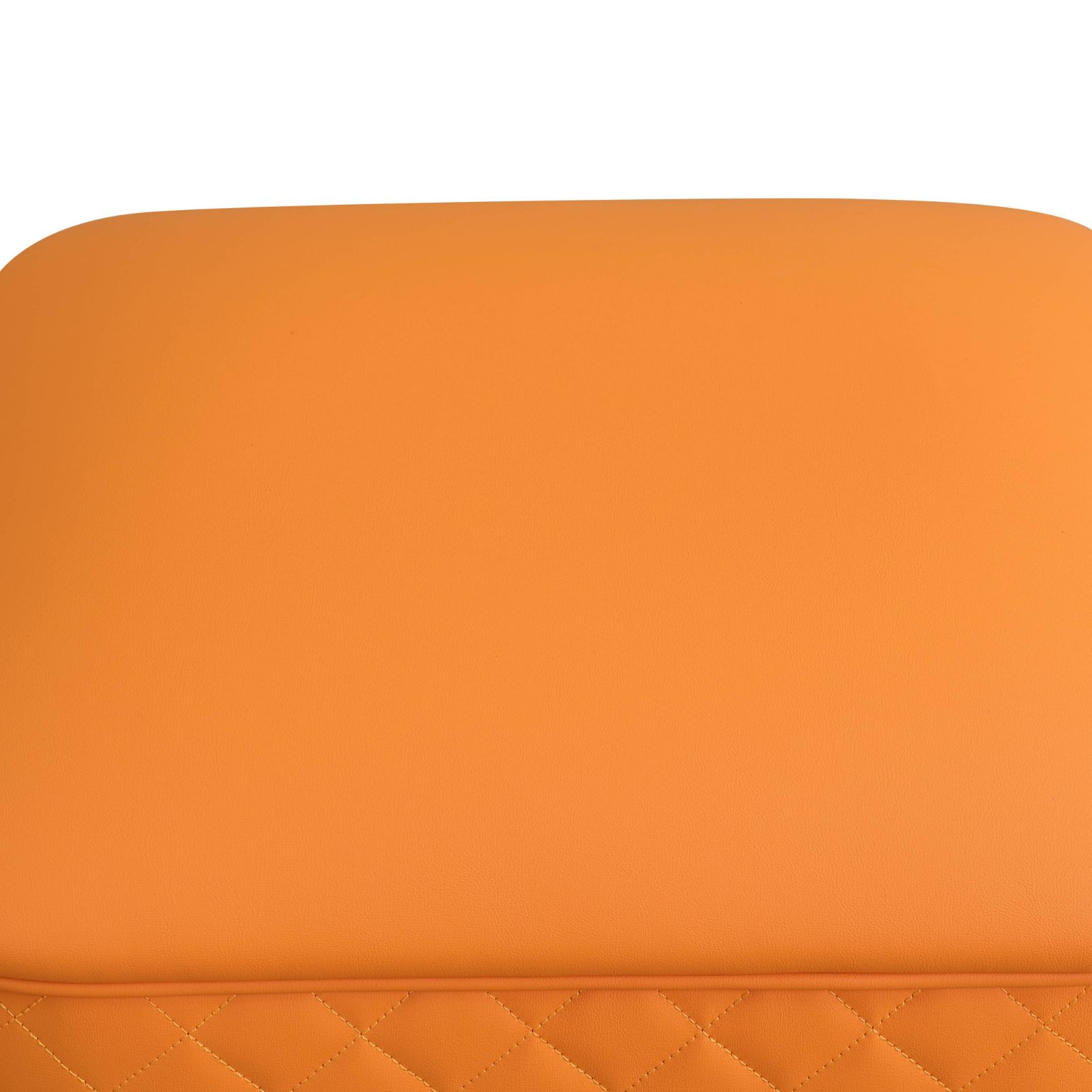 Clearance Los Angeles Fontana, CA(Pickup only) Storage Bench Ottoman white blue orange Cat-Scratch Leather
