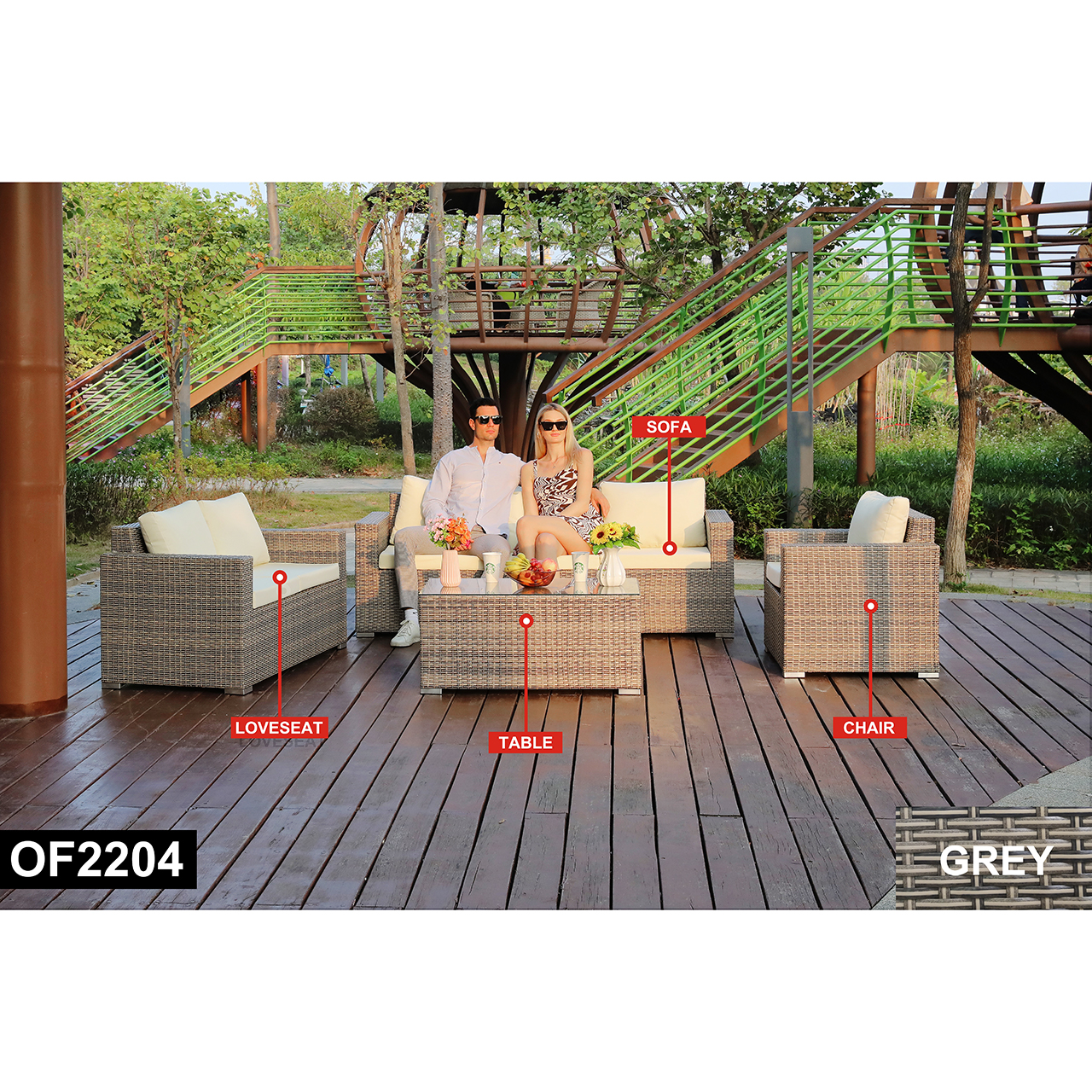Clearance Los Angeles Fontana, CA (Pickup only) 3-7 Piece Outdoor Sofa