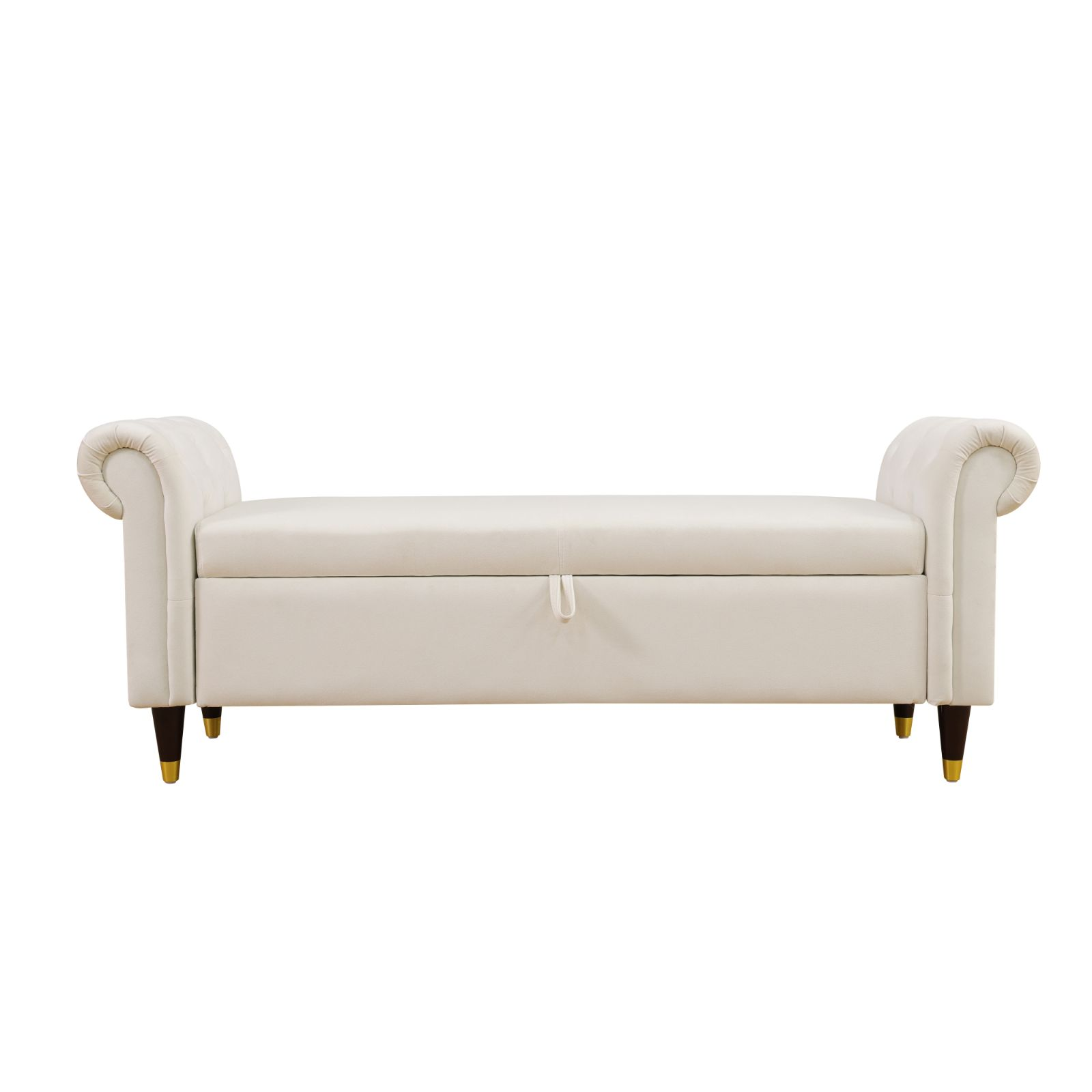 Clearance Los Angeles Fontana, CA(Pickup only) Storage Bench Ottoman white blue orange Cat-Scratch Leather