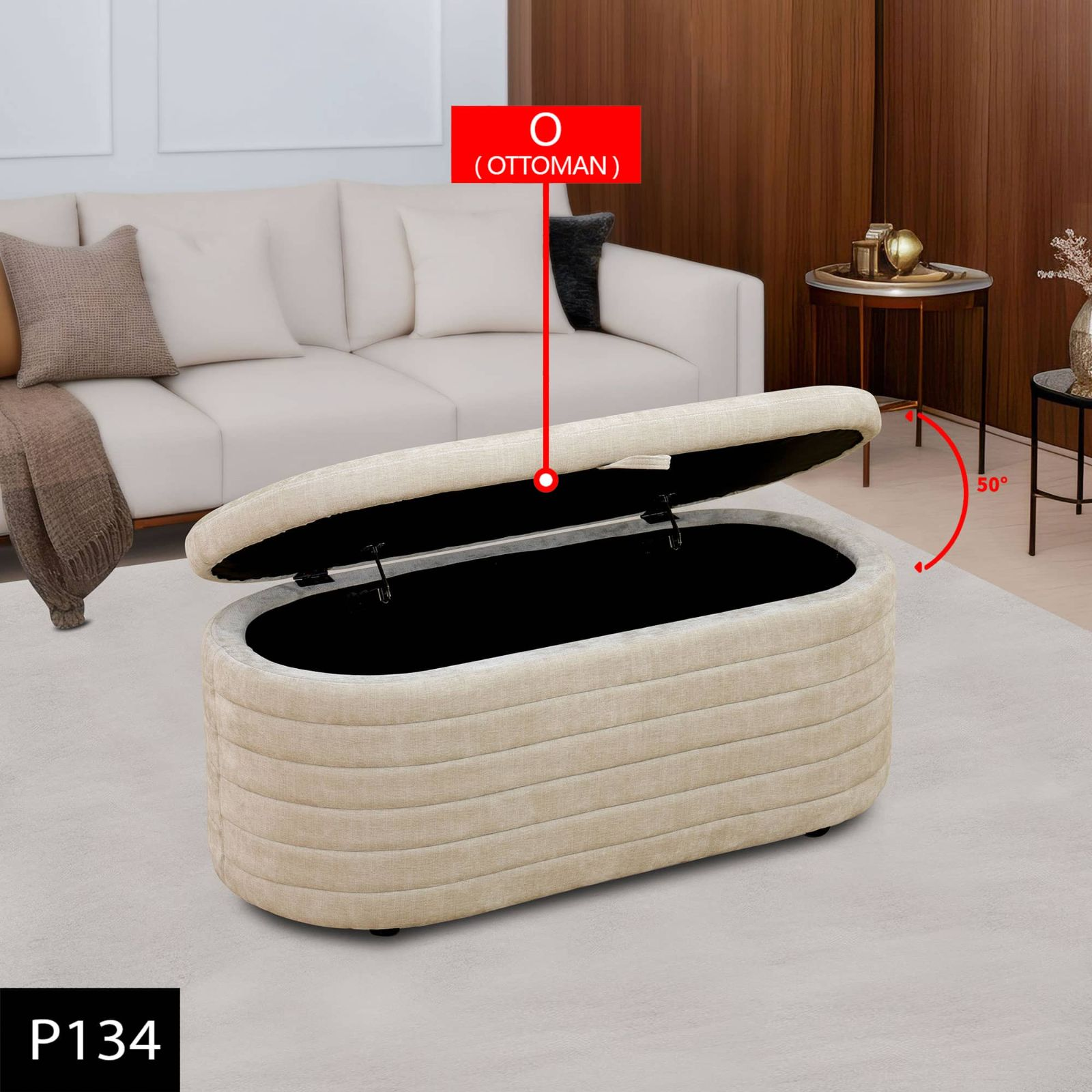 Clearance Los Angeles Fontana, CA(Pickup only) Storage Bench Ottoman white blue orange Cat-Scratch Leather