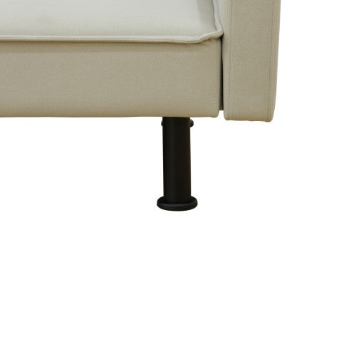 Sofá cama de franela gris claro para sala de estar de Ainehome