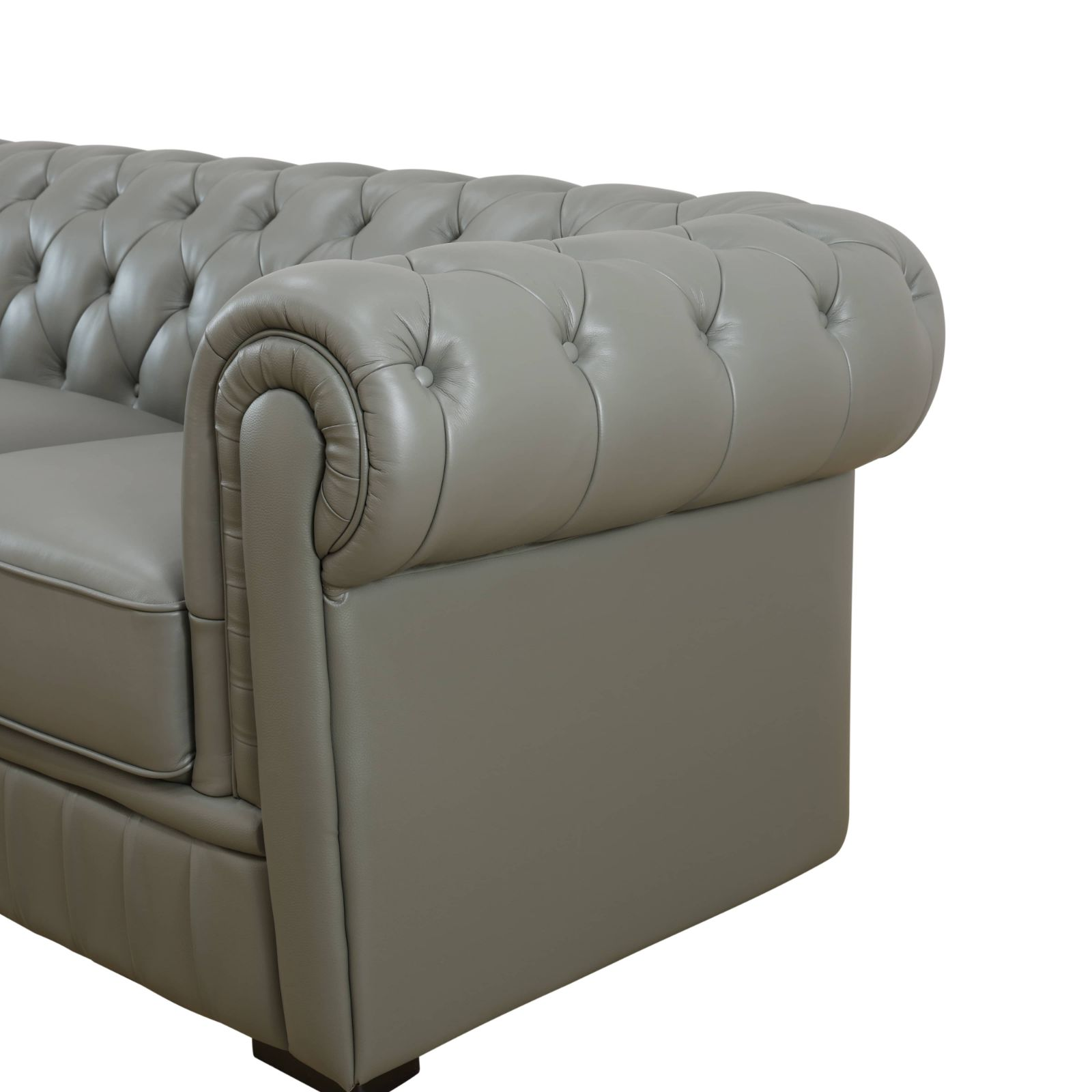 Clearance Los Angeles Fontana, CA(Pickup only) White and Grey Cow Top Leather 2-Piece Living Room Sofa Set