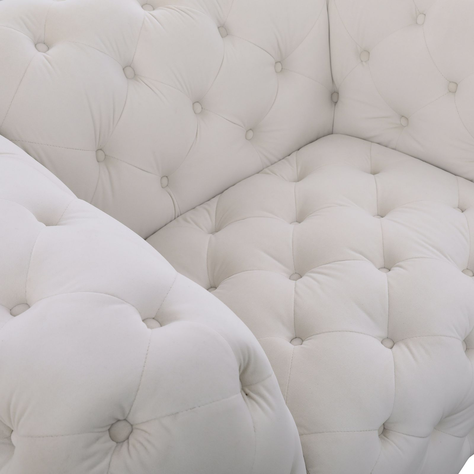 Clearance Los Angeles Fontana, CA(Pickup only) White and Grey Cow Top Leather 2-Piece Living Room Sofa Set
