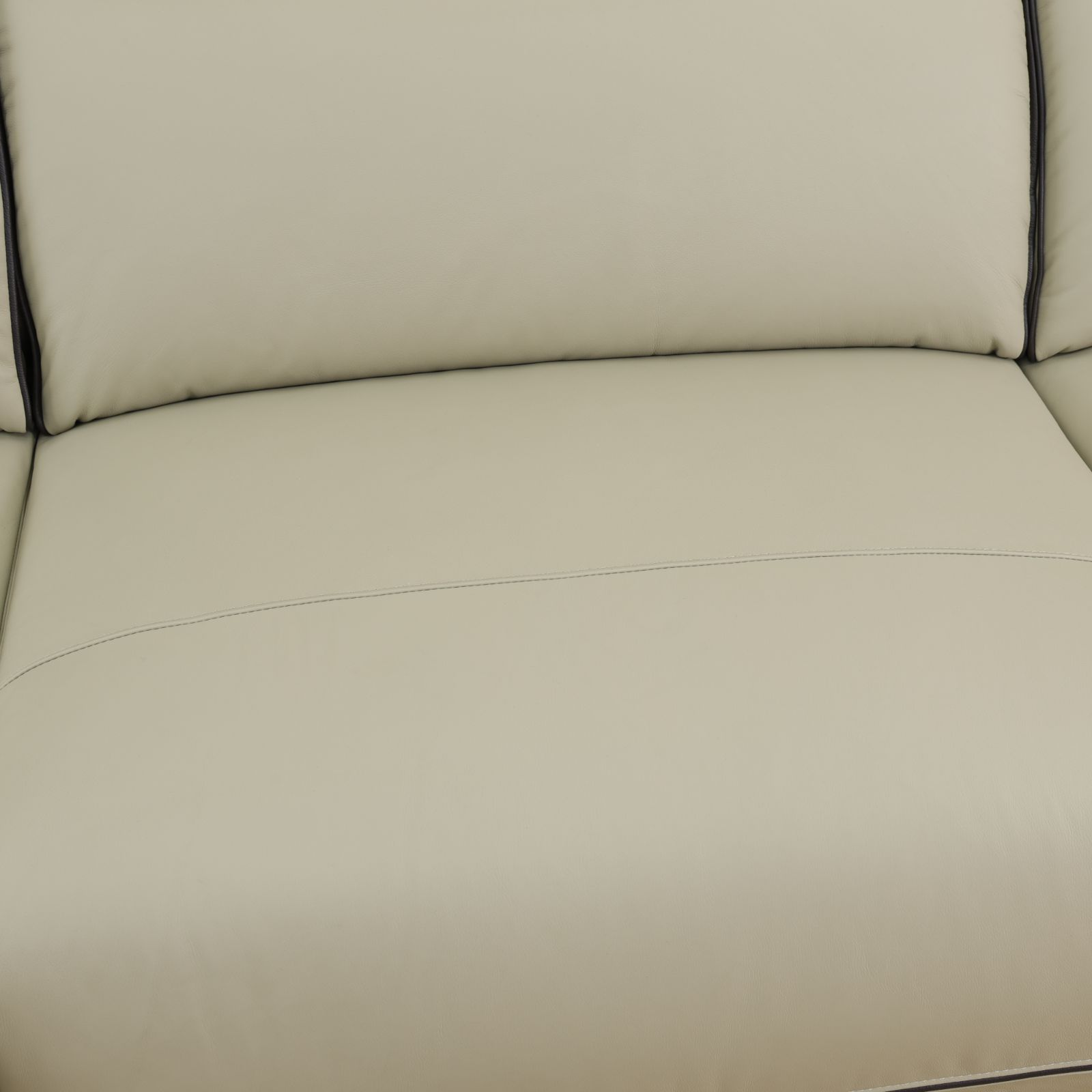 Clearance Los Angeles Fontana, CA(Pickup only) White and Grey Cow Top Leather 2-Piece Living Room Sofa Set
