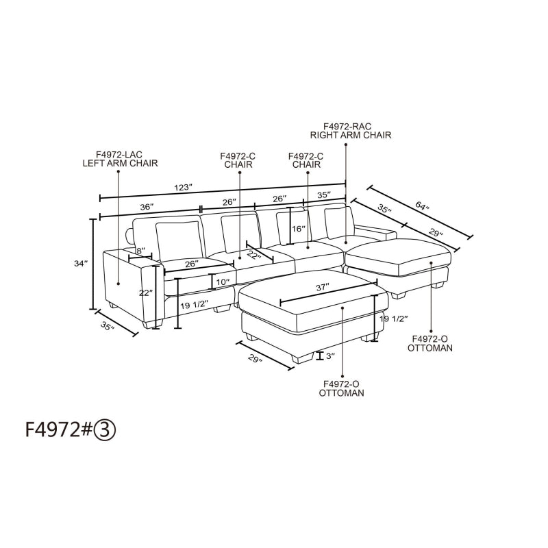 Aainehome Sofa Set