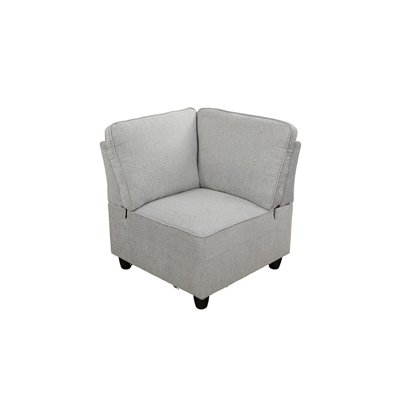 Clearance Los Angeles Fontana, CA(Pickup only) Brown Grey Chocolate Faux Leather & PVC Grayish-Blue CalicoLake-Green Light Gray Calico grey lint 3~6-Piece Sofa Living Room Sofa Set