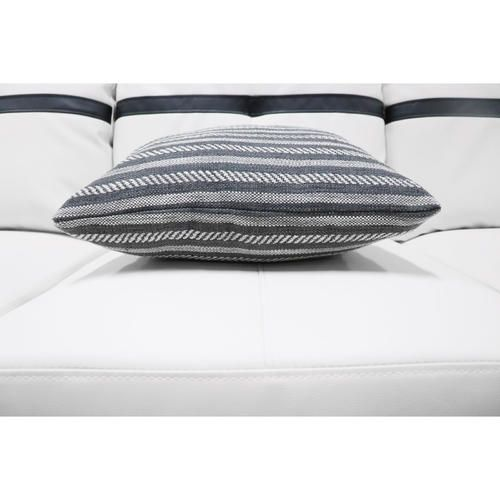 Ainehome 17.5" Painted Square Cotton Linen Fabric Pillow
