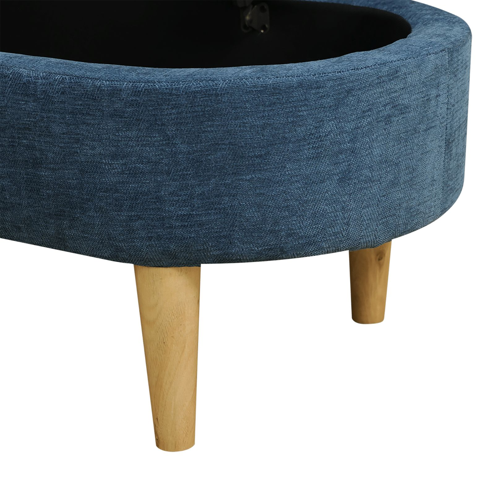 Clearance Los Angeles Fontana, CA(Pickup only) Storage Bench Ottoman white blue orange Cat-Scratch Leather