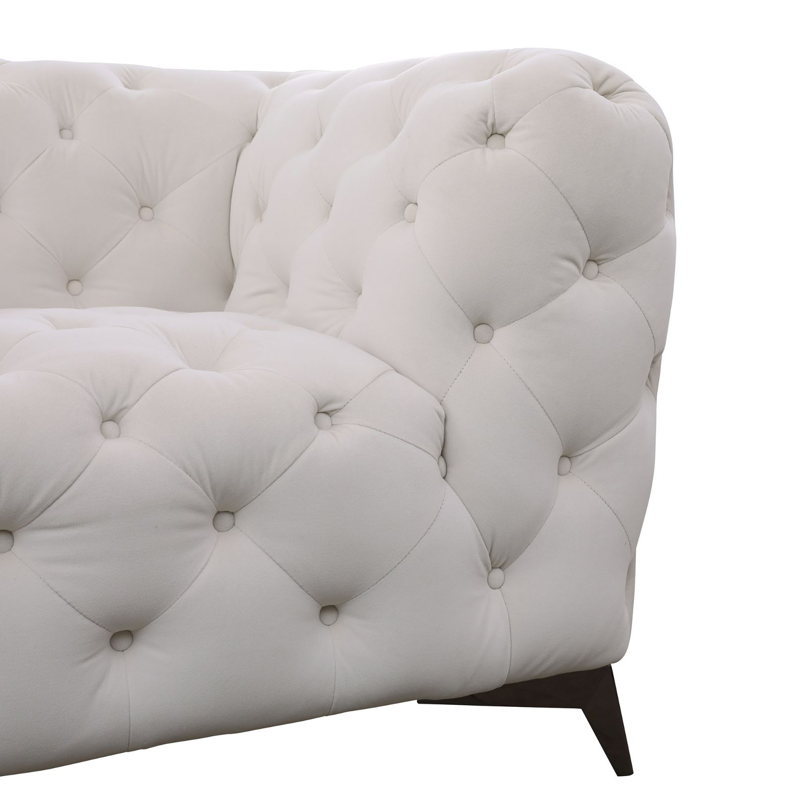 Clearance Los Angeles Fontana, CA(Pickup only) White and Grey Cow Top Leather 2-Piece Living Room Sofa Set