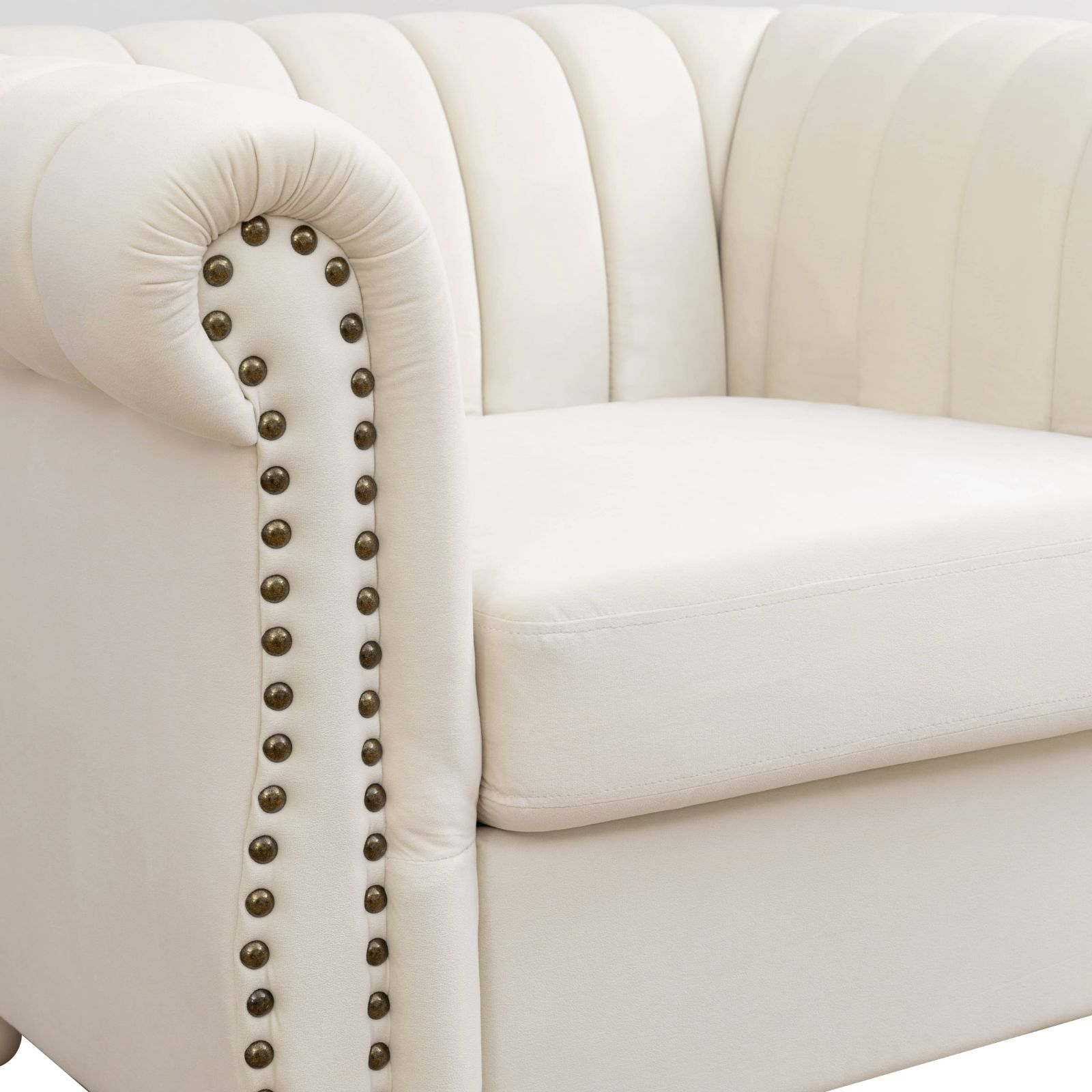 Clearance Los Angeles Fontana, CA(Pickup only) White and Grey Cow Top Leather 2-Piece Living Room Sofa Set