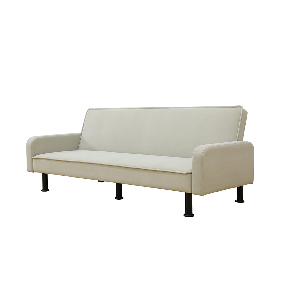 Ainehome Flannel Living Room Sofabed Upholstered Convertible Sleeper Sofa