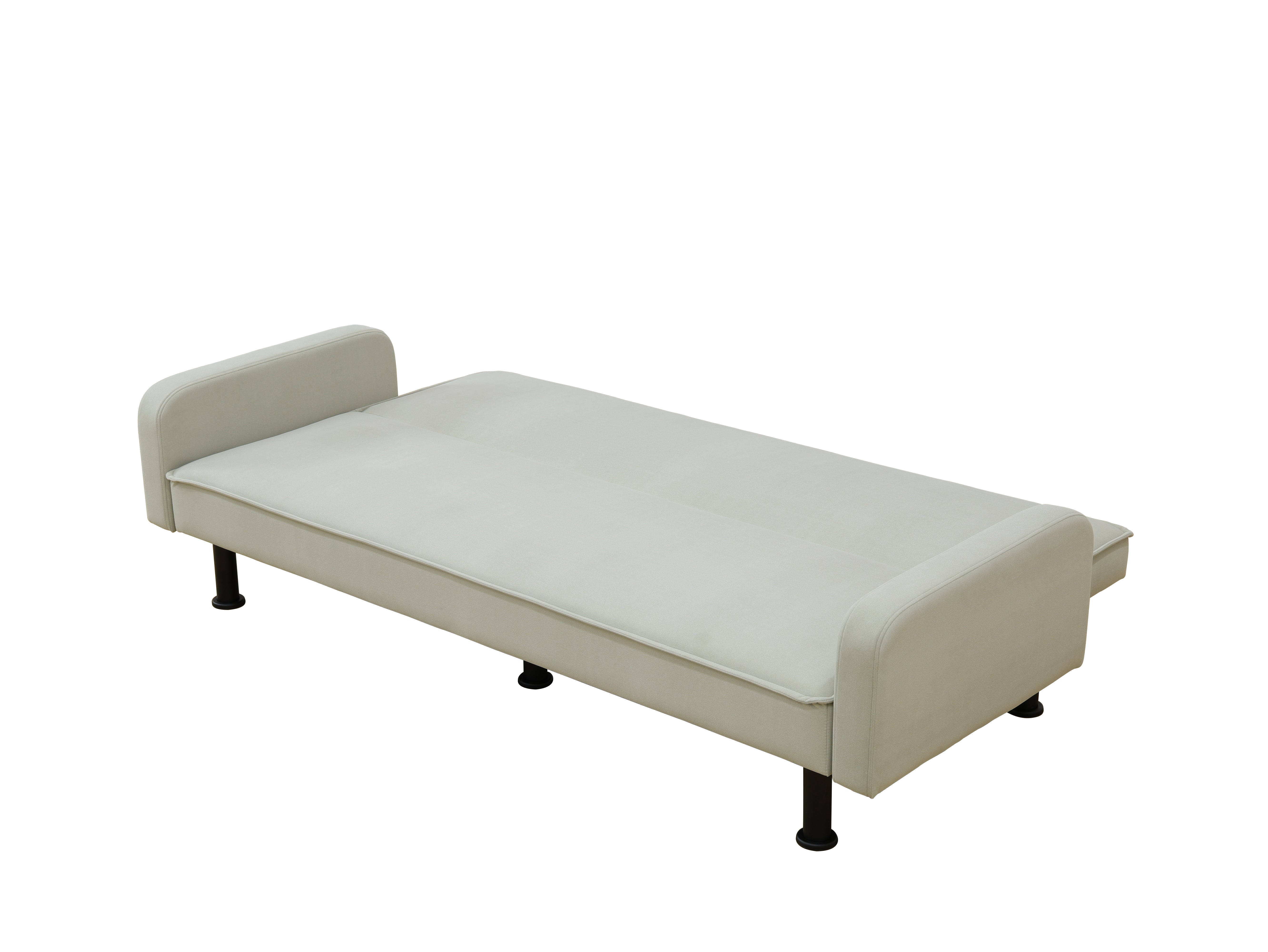 Ainehome Flannel Living Room Sofabed Upholstered Convertible Sleeper Sofa
