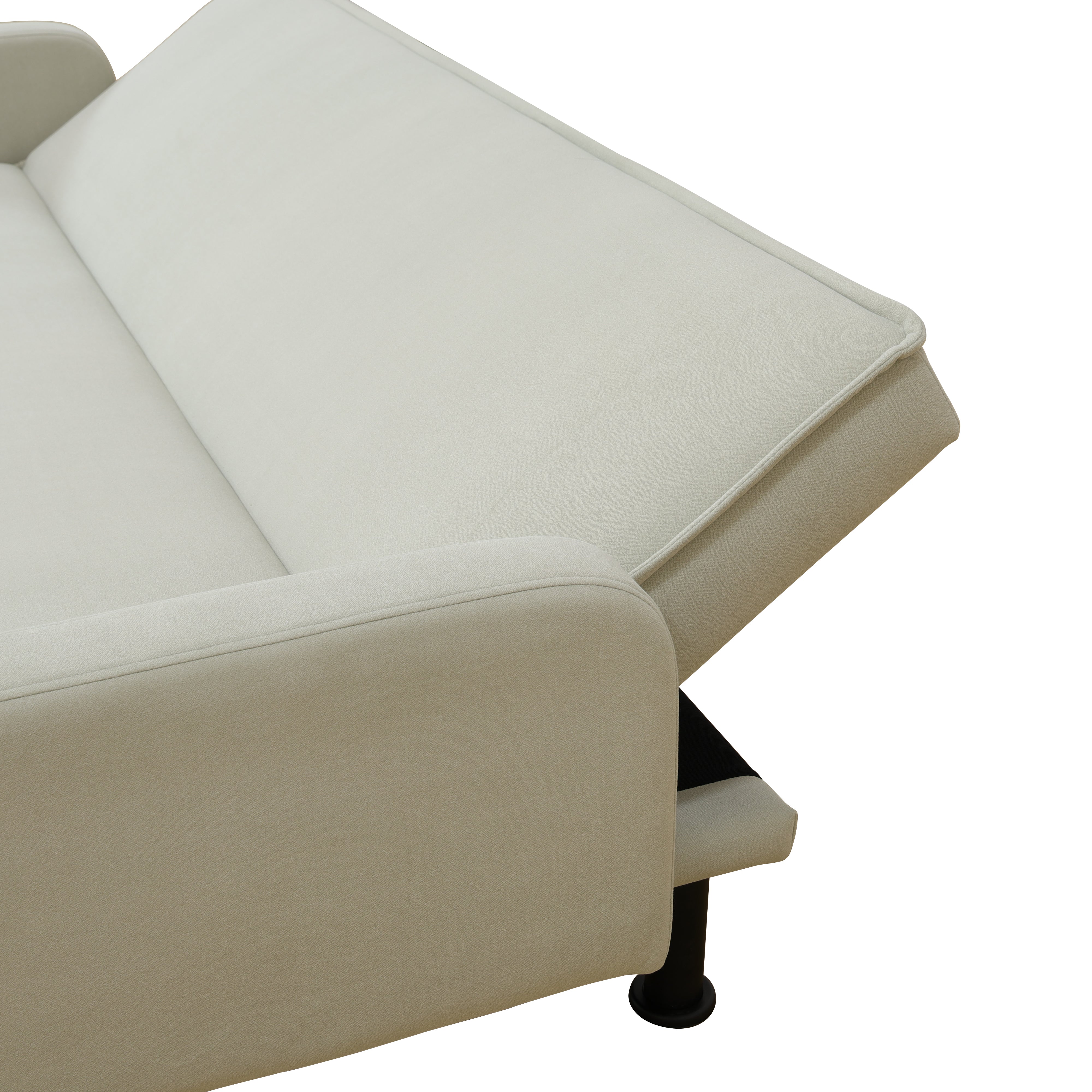 Ainehome Flannel Living Room Sofabed Upholstered Convertible Sleeper Sofa