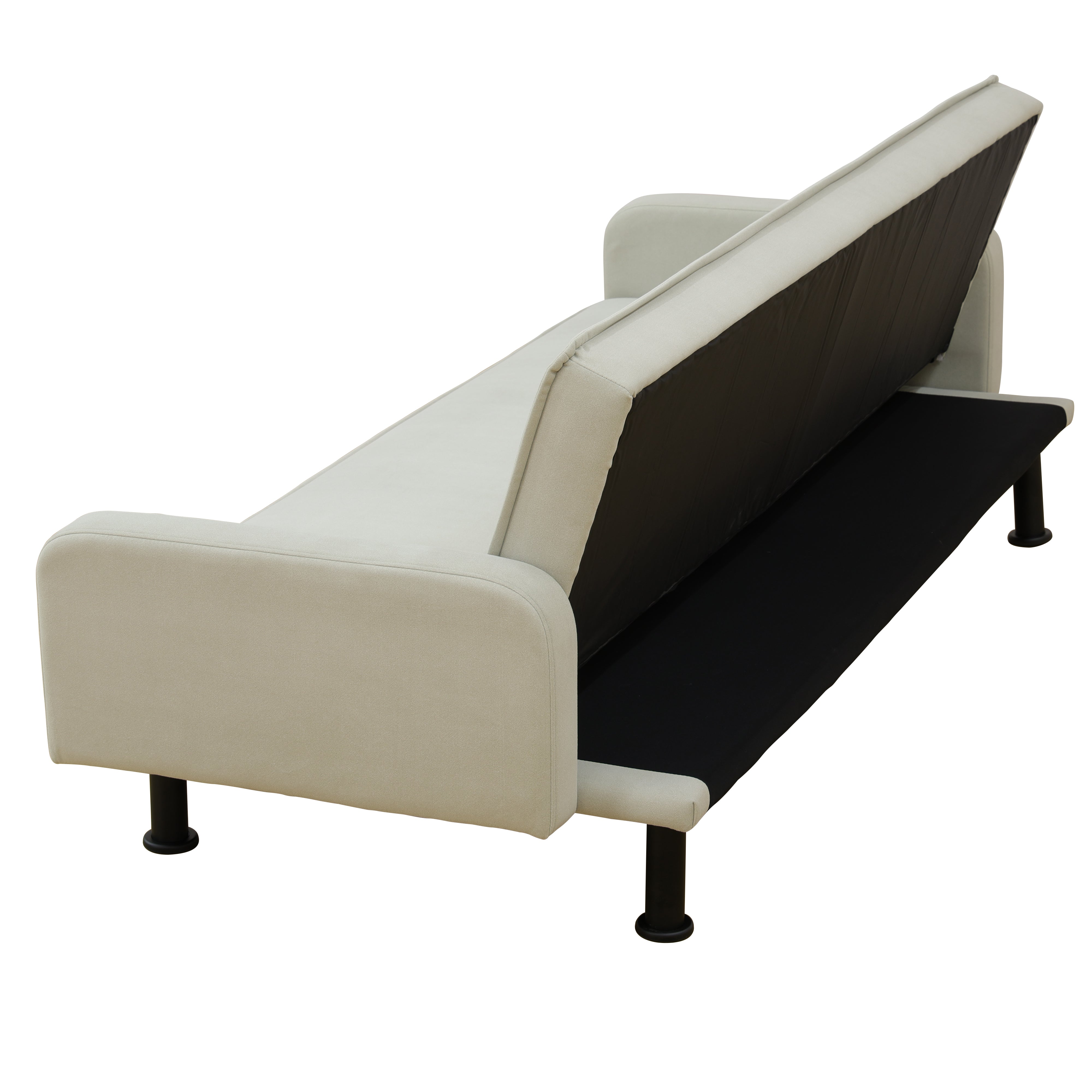Ainehome Flannel Living Room Sofabed Upholstered Convertible Sleeper Sofa