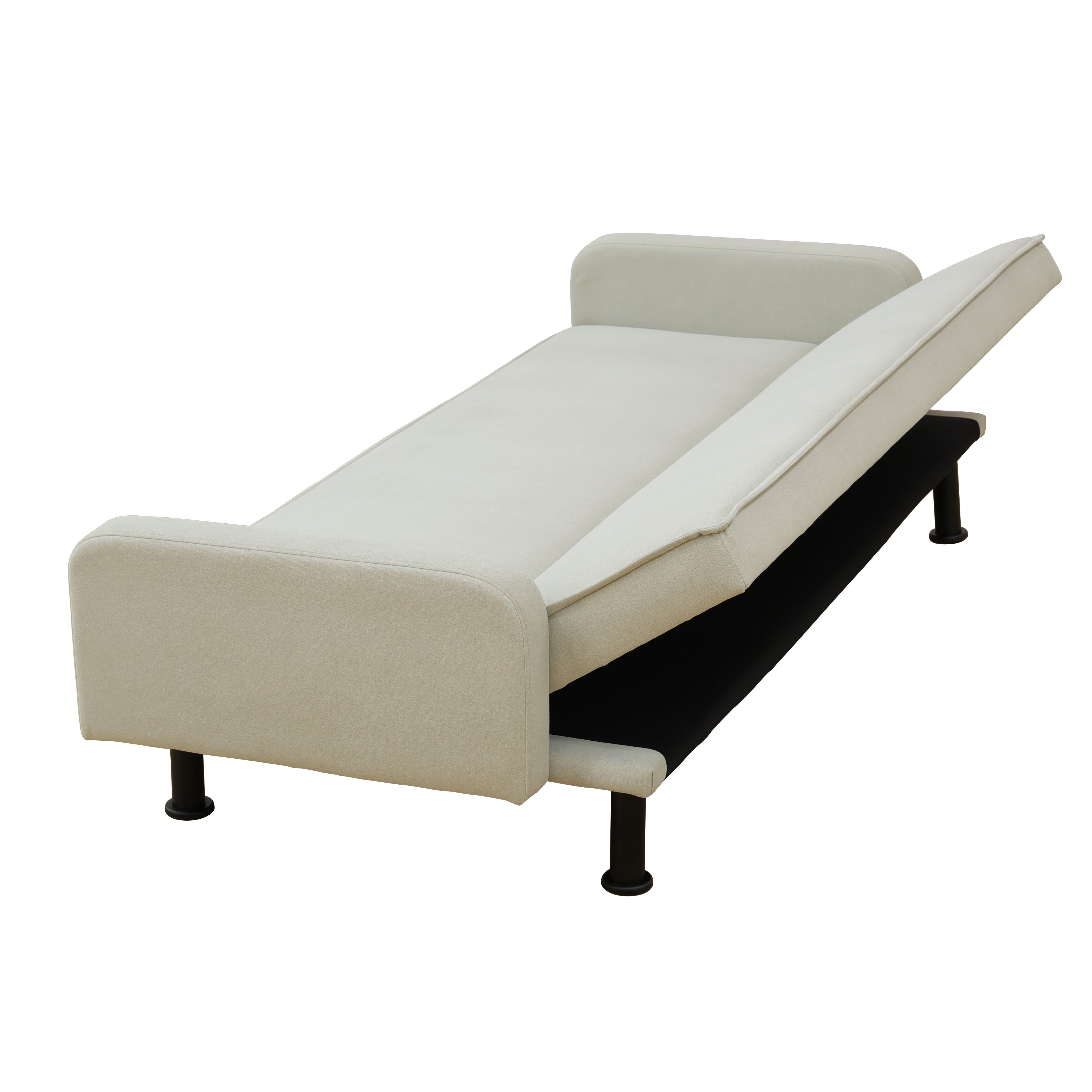Ainehome Flannel Living Room Sofabed Upholstered Convertible Sleeper Sofa