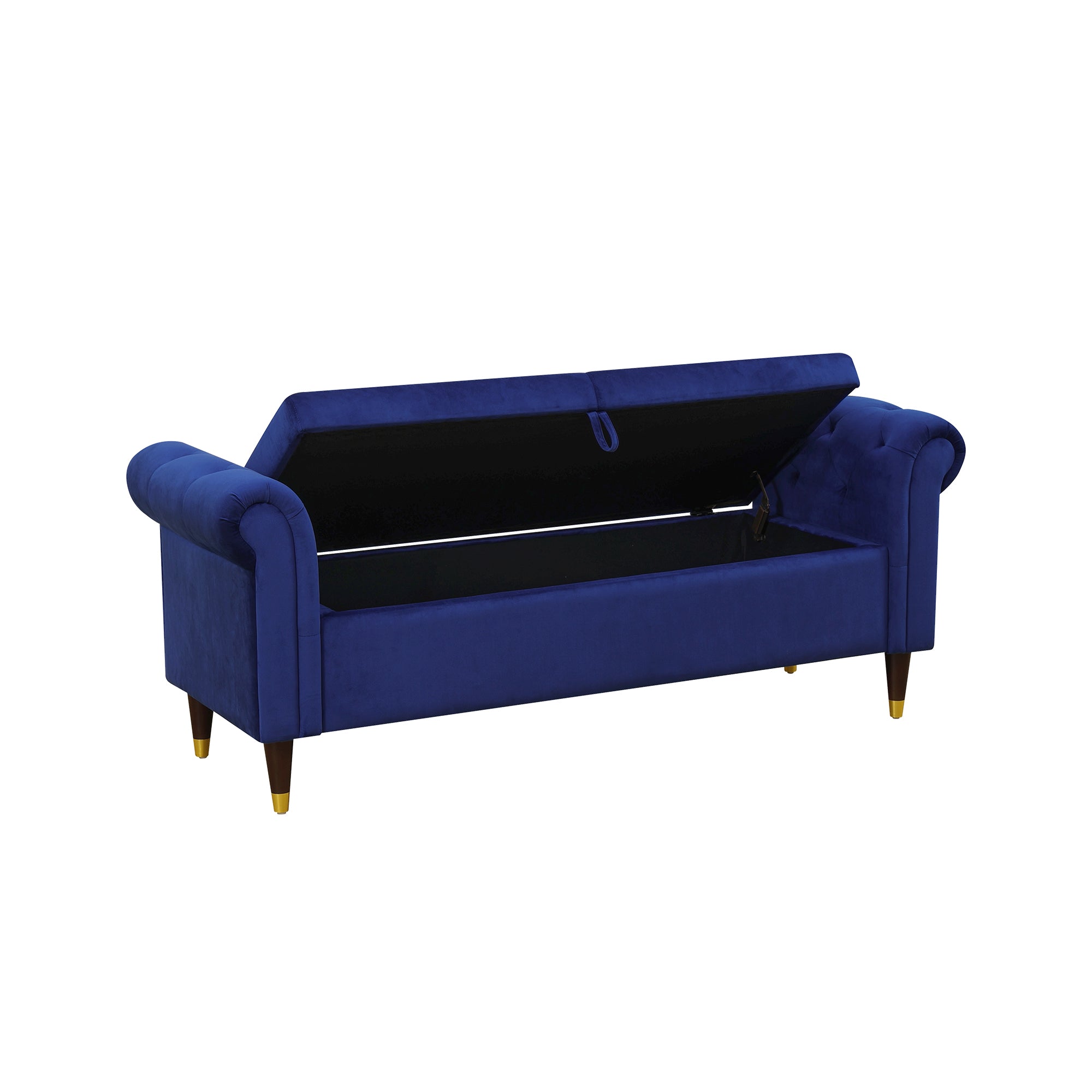 Clearance Los Angeles Fontana, CA(Pickup only) Storage Bench Ottoman white blue orange Cat-Scratch Leather