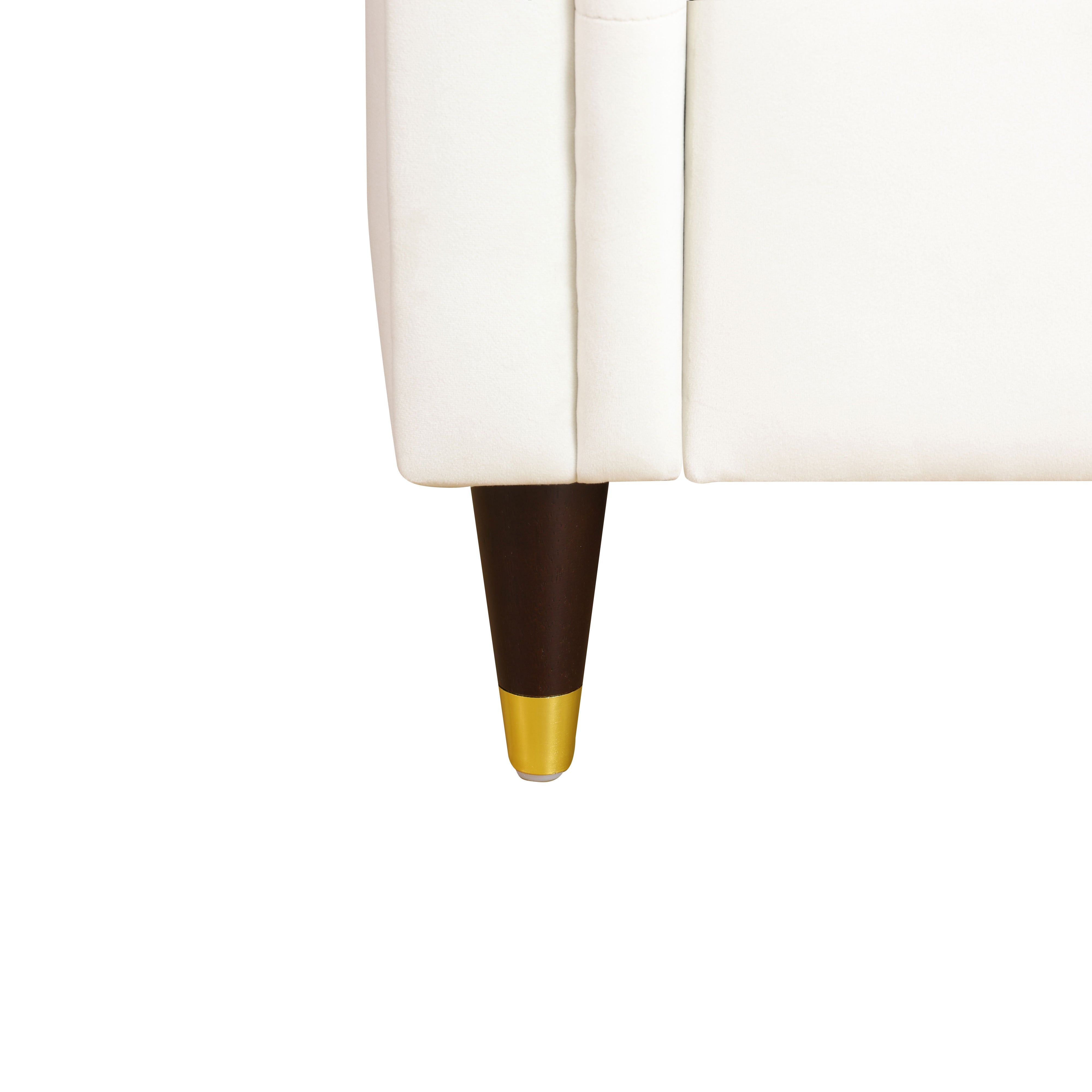 A AINEHOME White Fluffy Fabric Bedroom Storage Bench