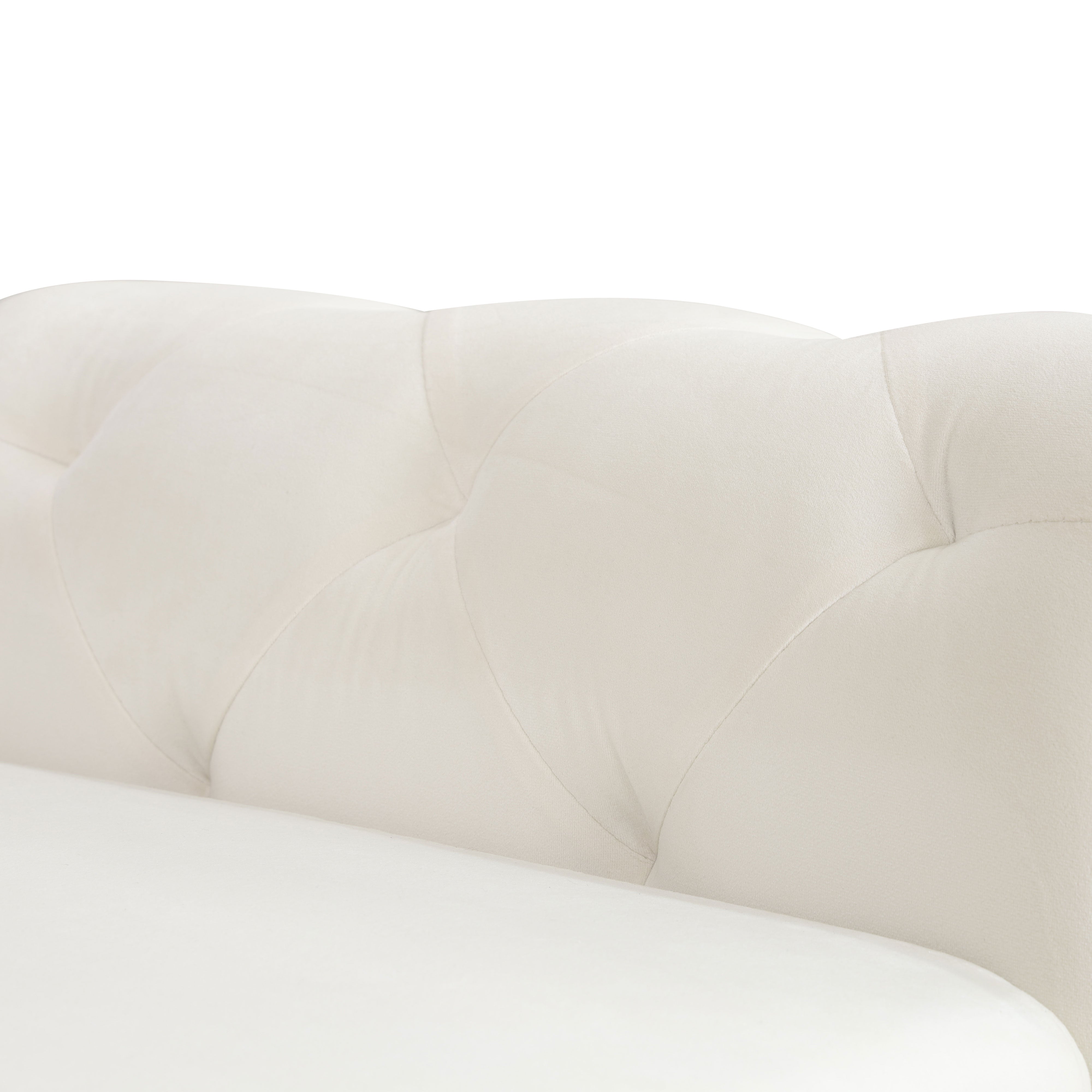 A AINEHOME White Fluffy Fabric Bedroom Storage Bench