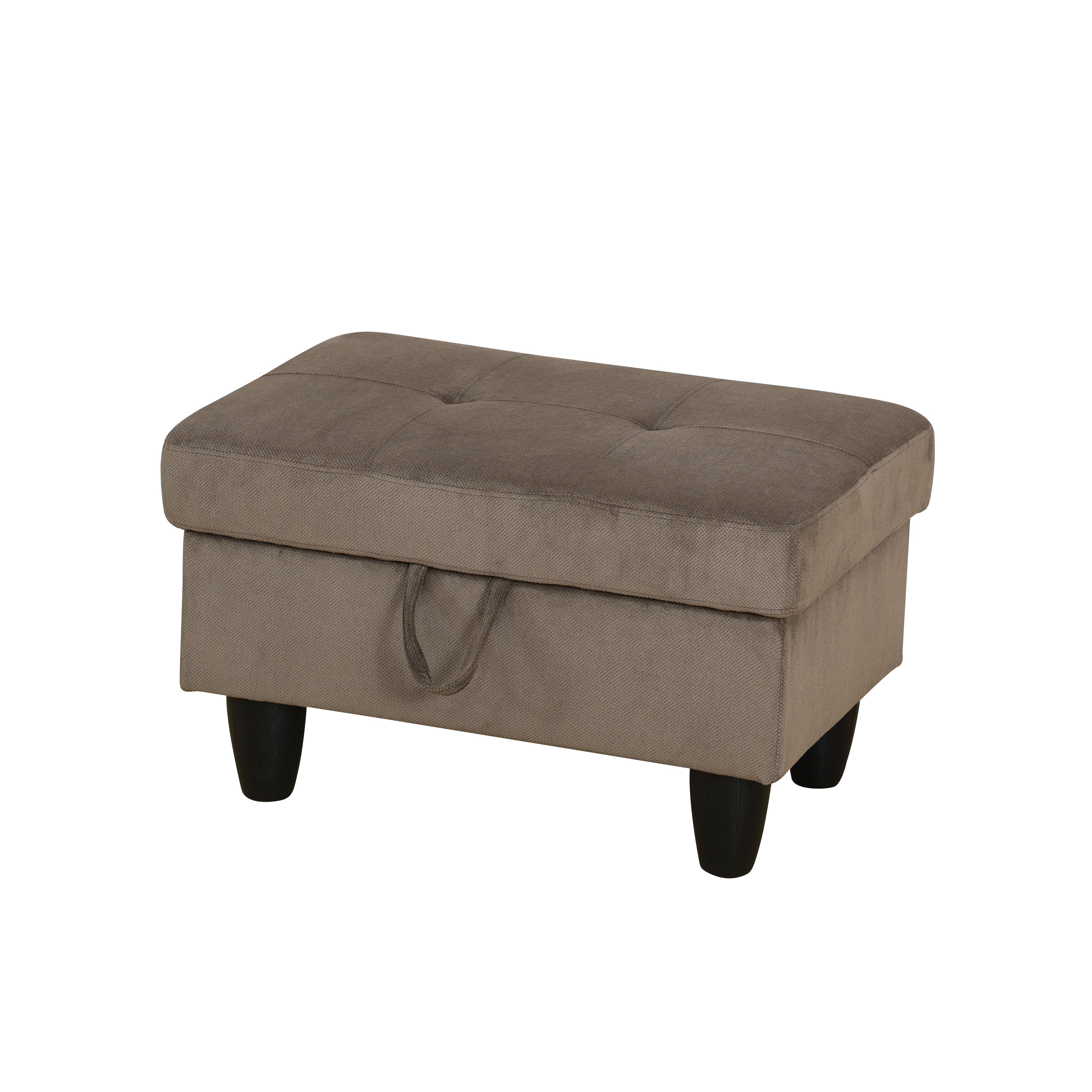 Ainehome Send pillow Blue Black Grey White Red Brown Flannel Leather PU PVC Storage Ottoman Living Room Sofa Space Saving Footstool