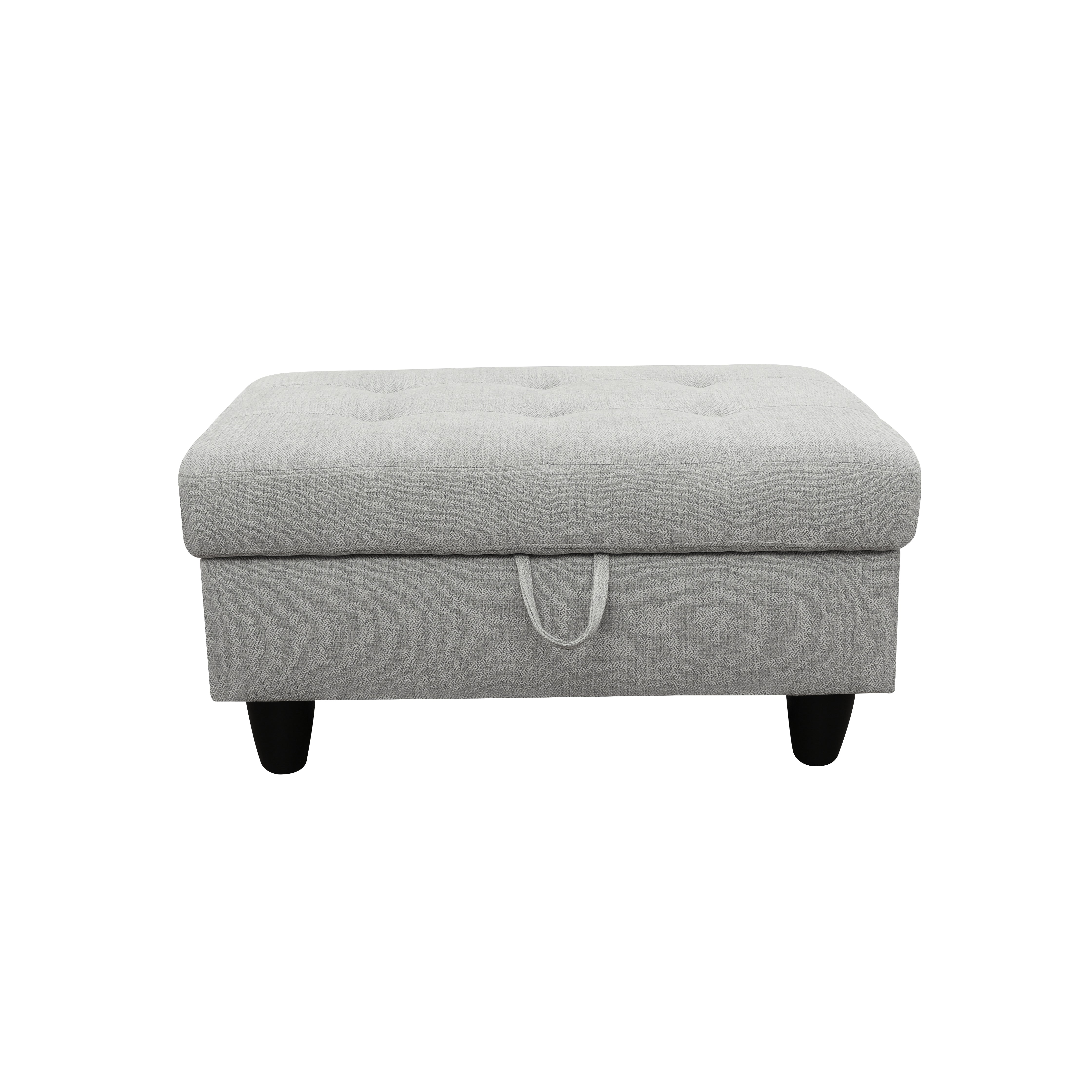 Ainehome Send pillow Blue Black Grey White Red Brown Flannel Leather PU PVC Storage Ottoman Living Room Sofa Space Saving Footstool