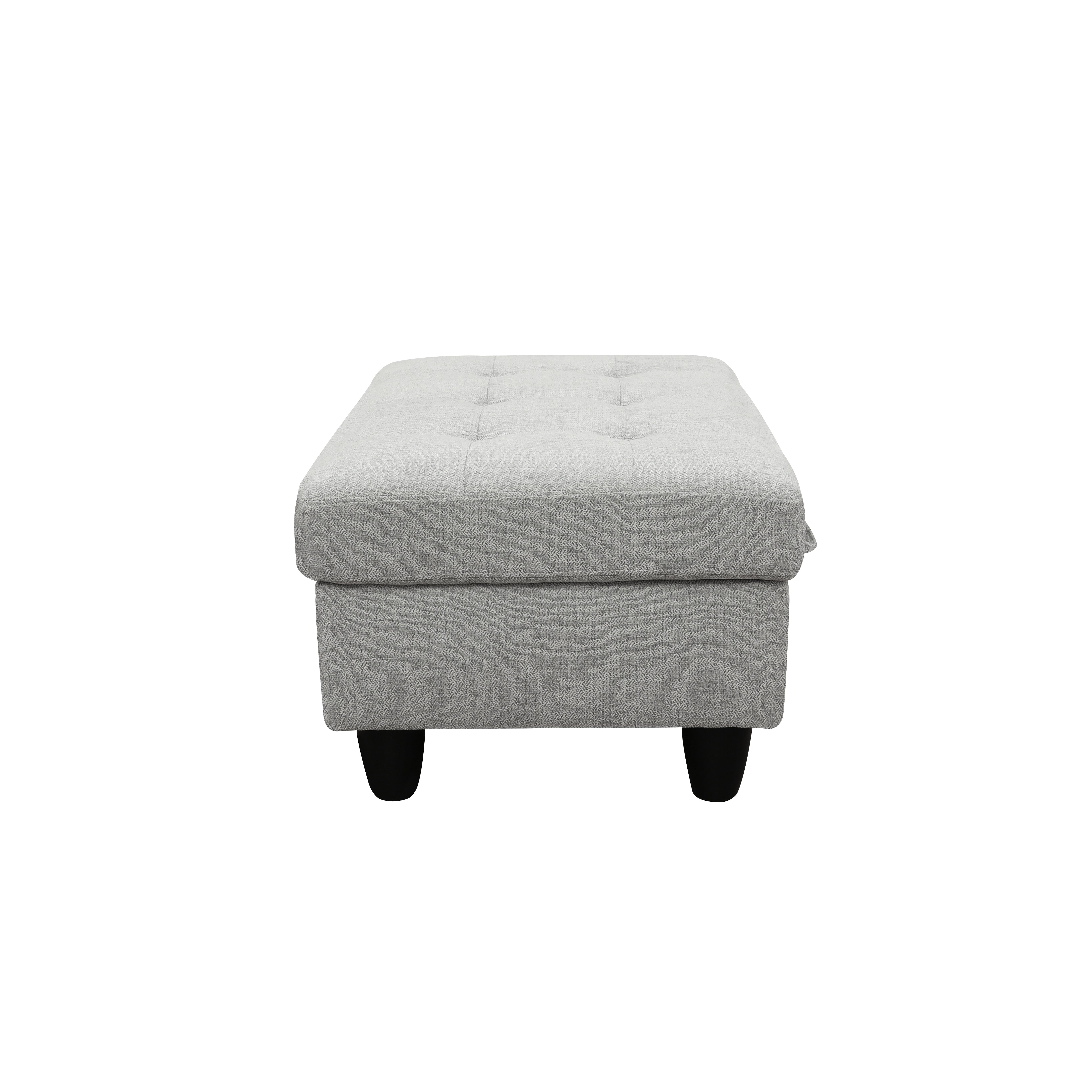 Ainehome Send pillow Blue Black Grey White Red Brown Flannel Leather PU PVC Storage Ottoman Living Room Sofa Space Saving Footstool