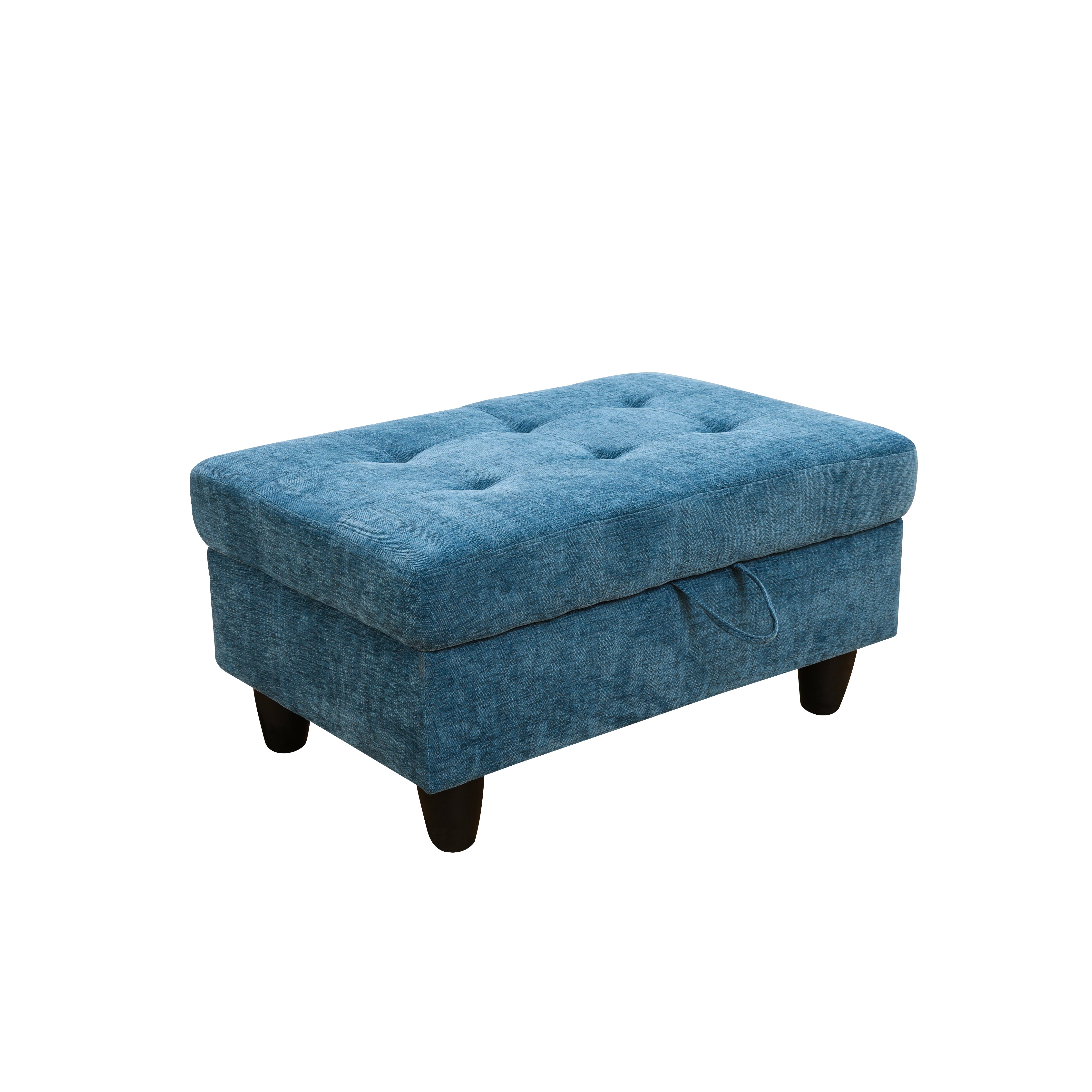 Ainehome Send pillow Blue Black Grey White Red Brown Flannel Leather PU PVC Storage Ottoman Living Room Sofa Space Saving Footstool