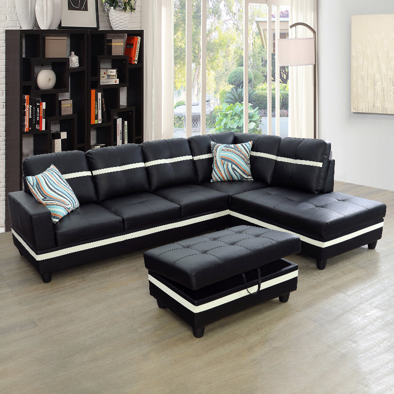 Aainehome L-shape Sofa Set