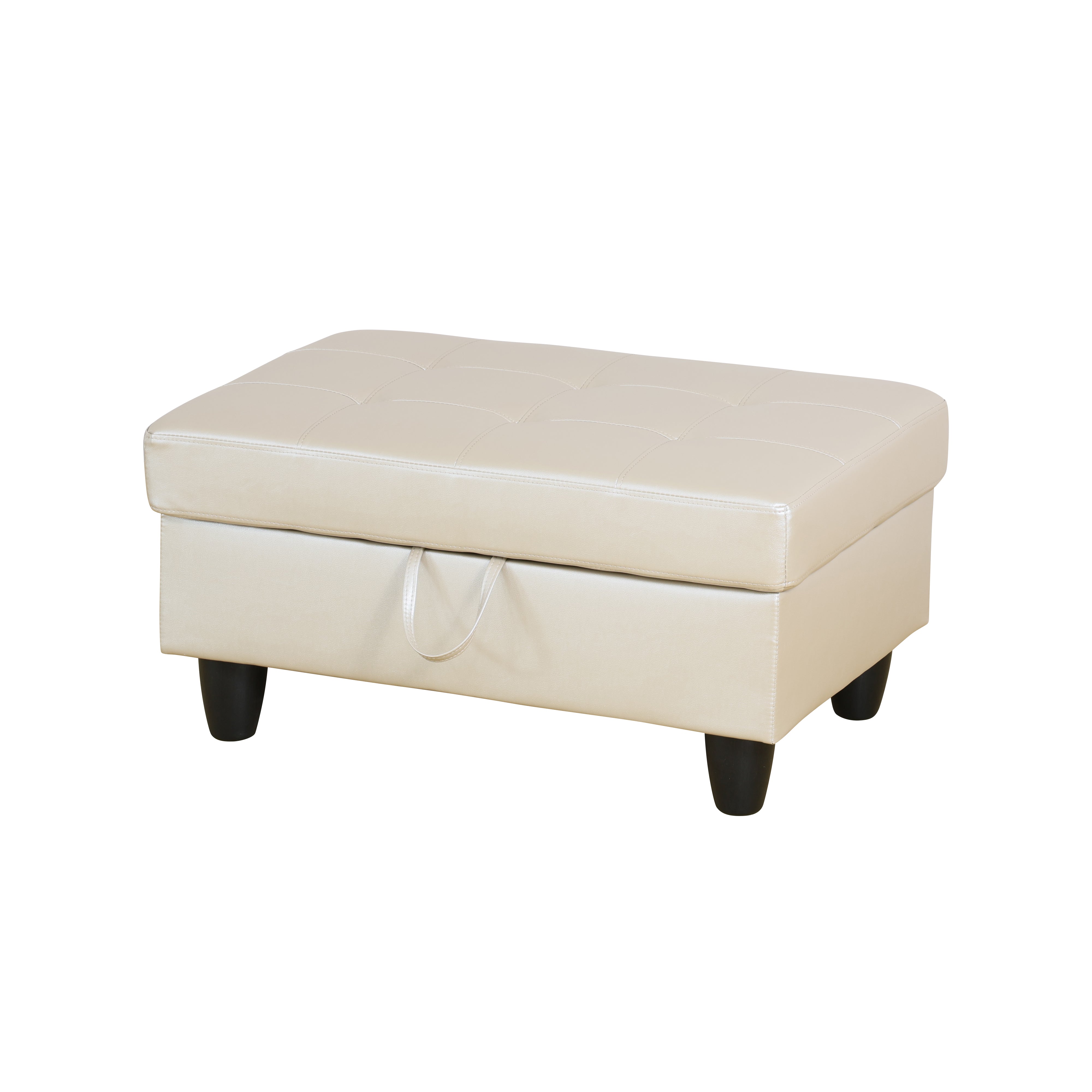 Ainehome Send pillow Blue Black Grey White Red Brown Flannel Leather PU PVC Storage Ottoman Living Room Sofa Space Saving Footstool