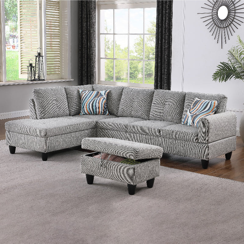 Aainehome L-shape Sofa Set
