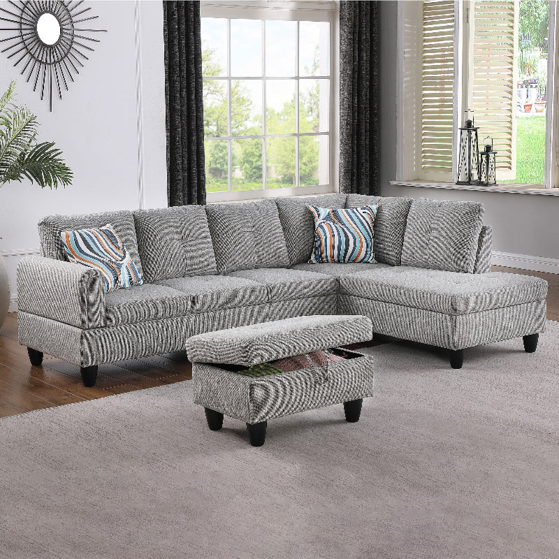 Aainehome L-shape Sofa Set