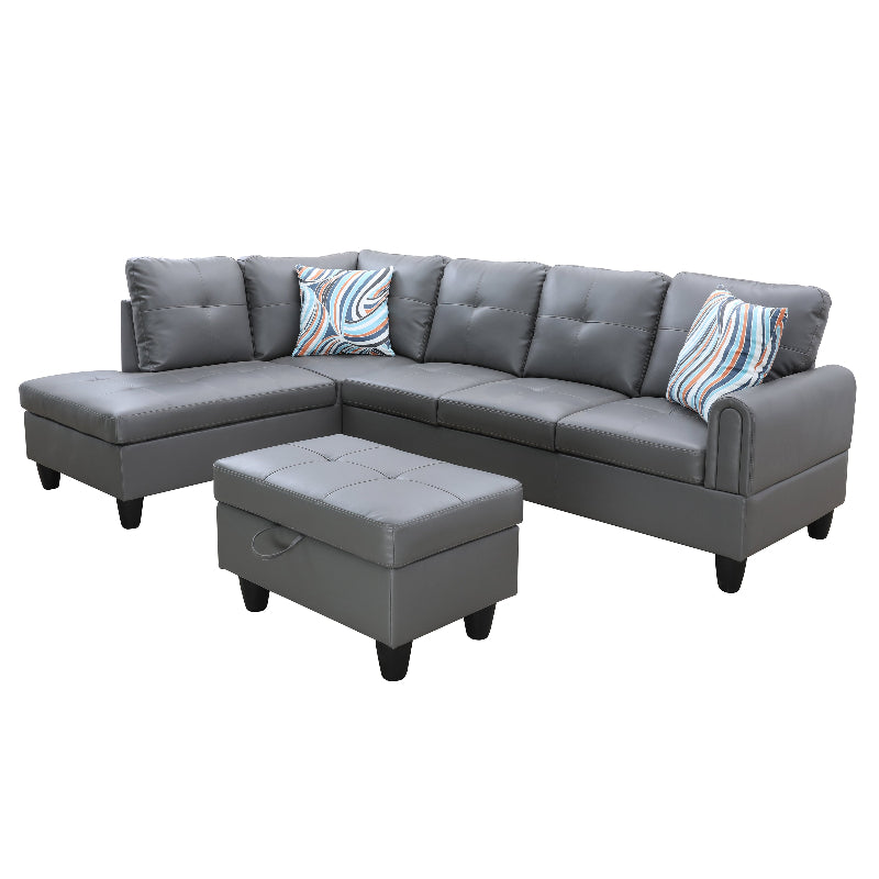 Aainehome L-shape Sofa Set