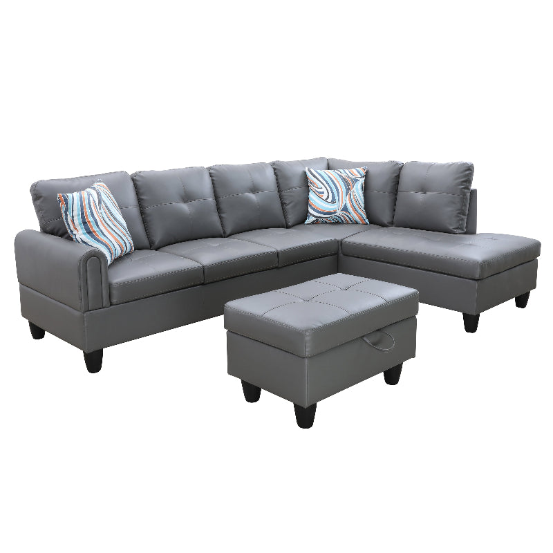 Aainehome L-shape Sofa Set