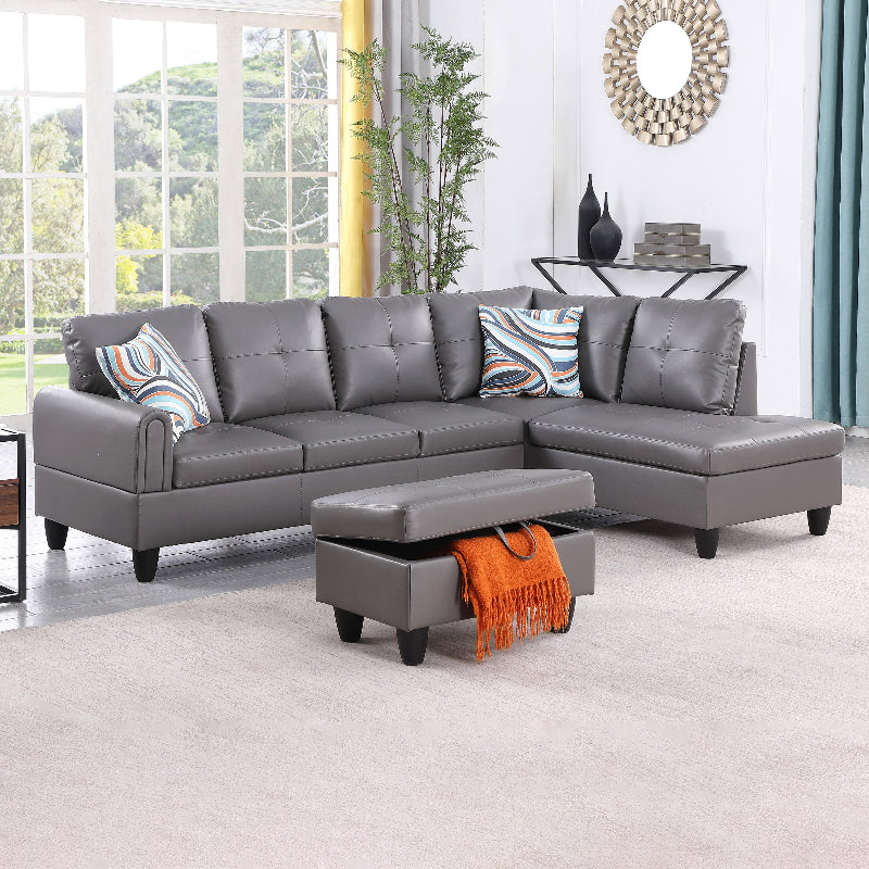 Aainehome L-shape Sofa Set