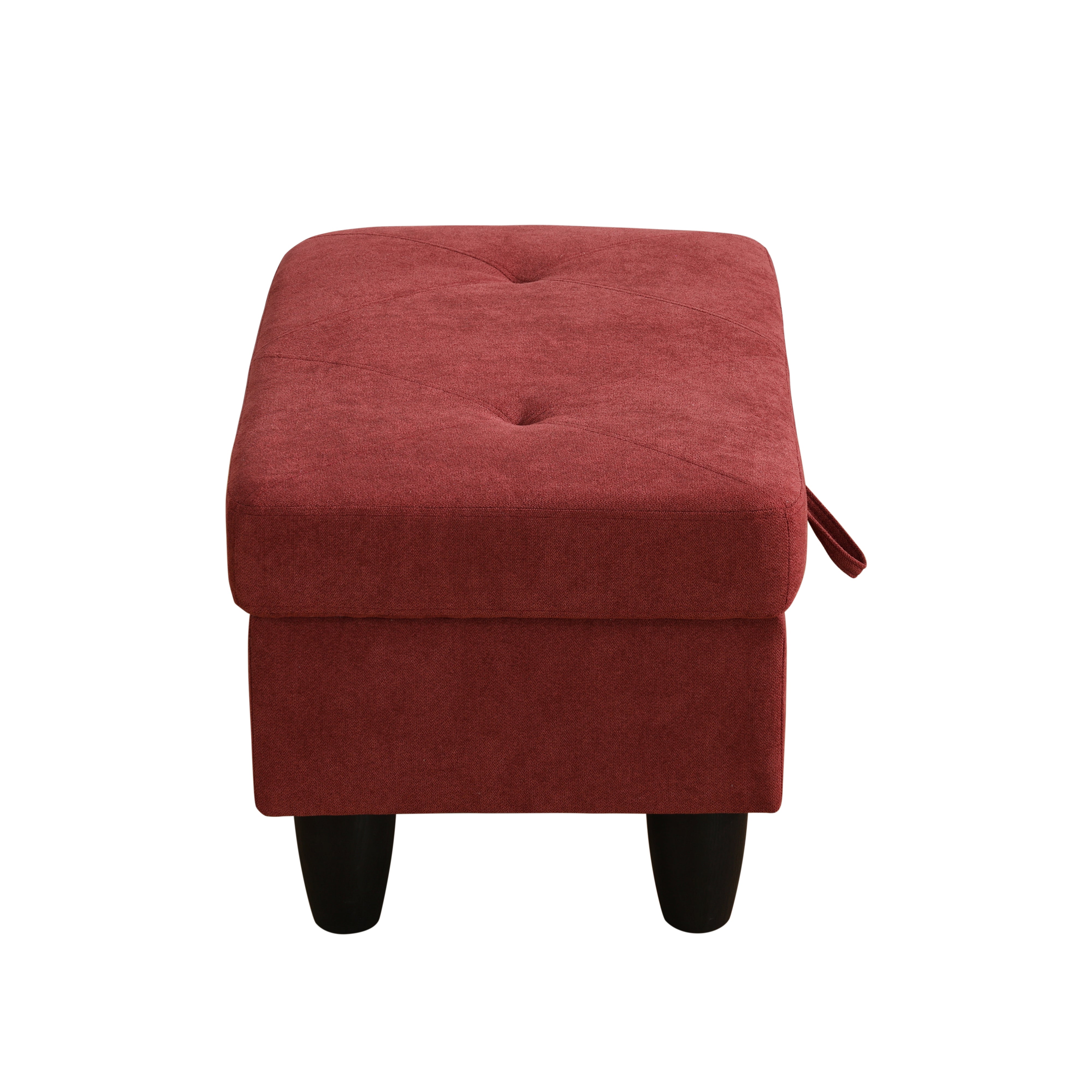Ainehome Send pillow Blue Black Grey White Red Brown Flannel Leather PU PVC Storage Ottoman Living Room Sofa Space Saving Footstool