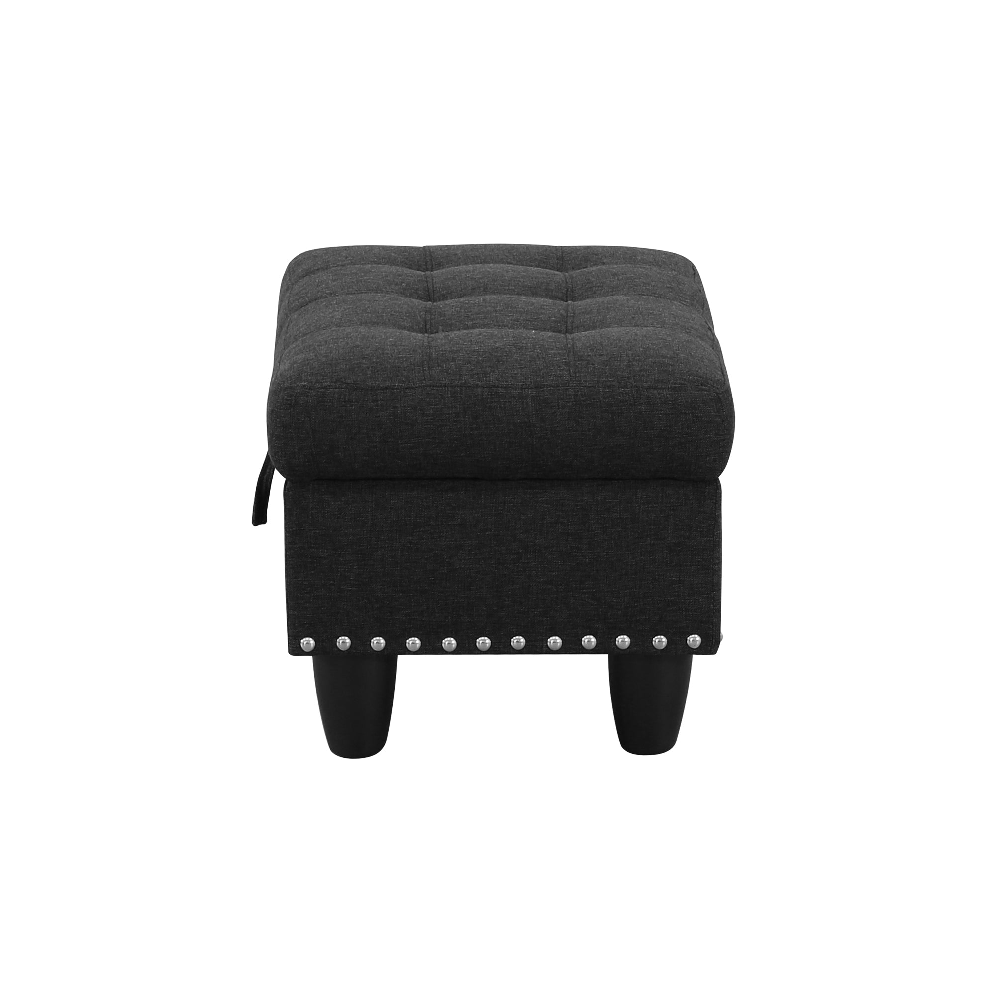 Ainehome Send pillow Blue Black Grey White Red Brown Flannel Leather PU PVC Storage Ottoman Living Room Sofa Space Saving Footstool