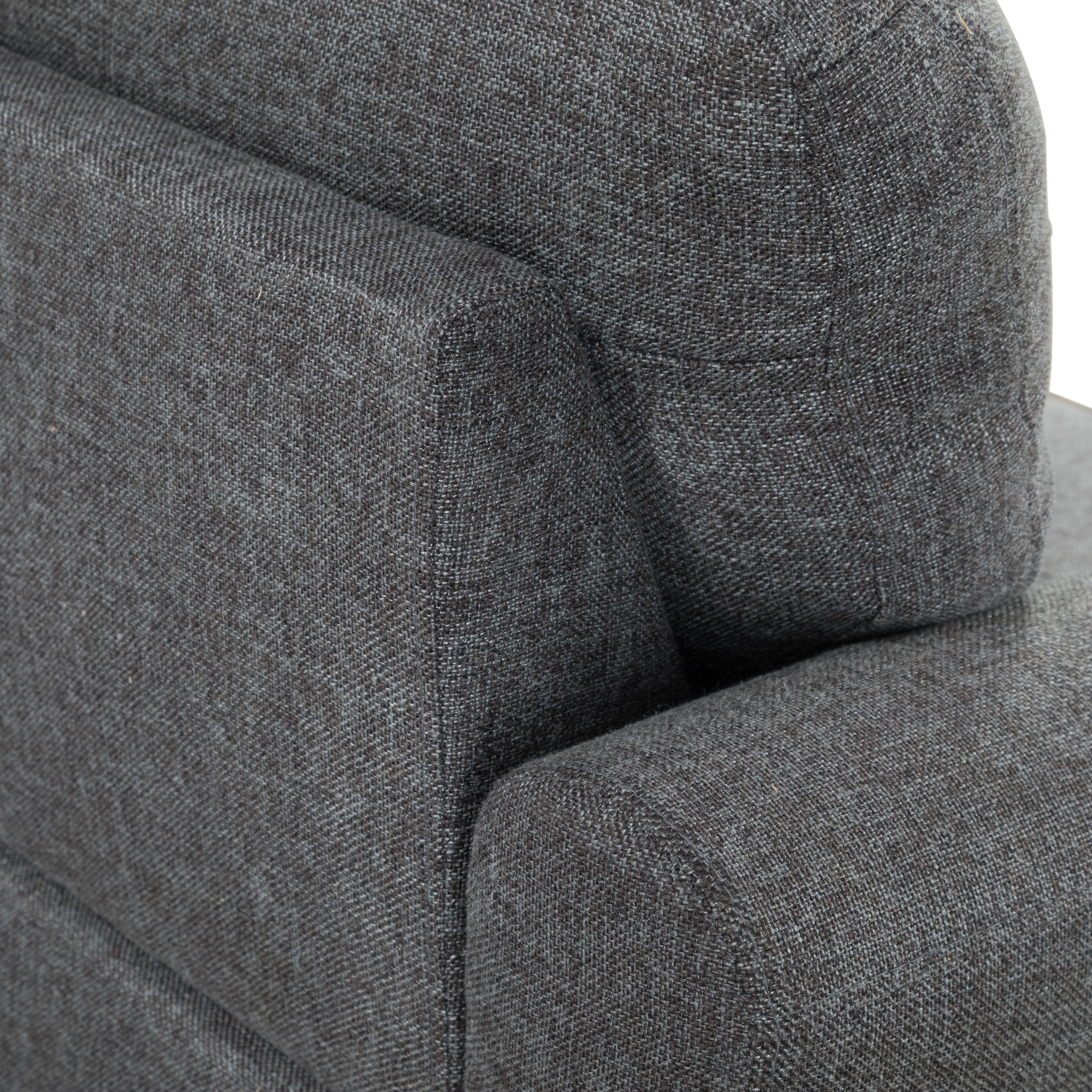 Ainehome L-förmiges Sofaset für das Wohnzimmer aus grauem Leinen