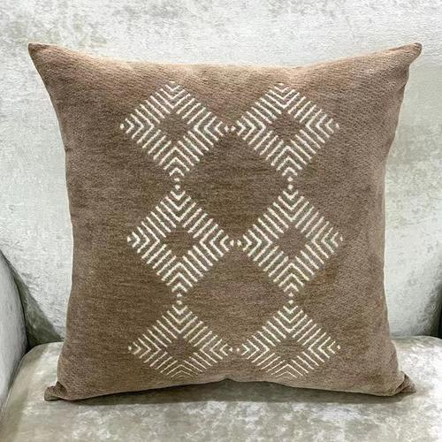 Ainehome 17.5" Painted Square Cotton Linen Fabric Pillow