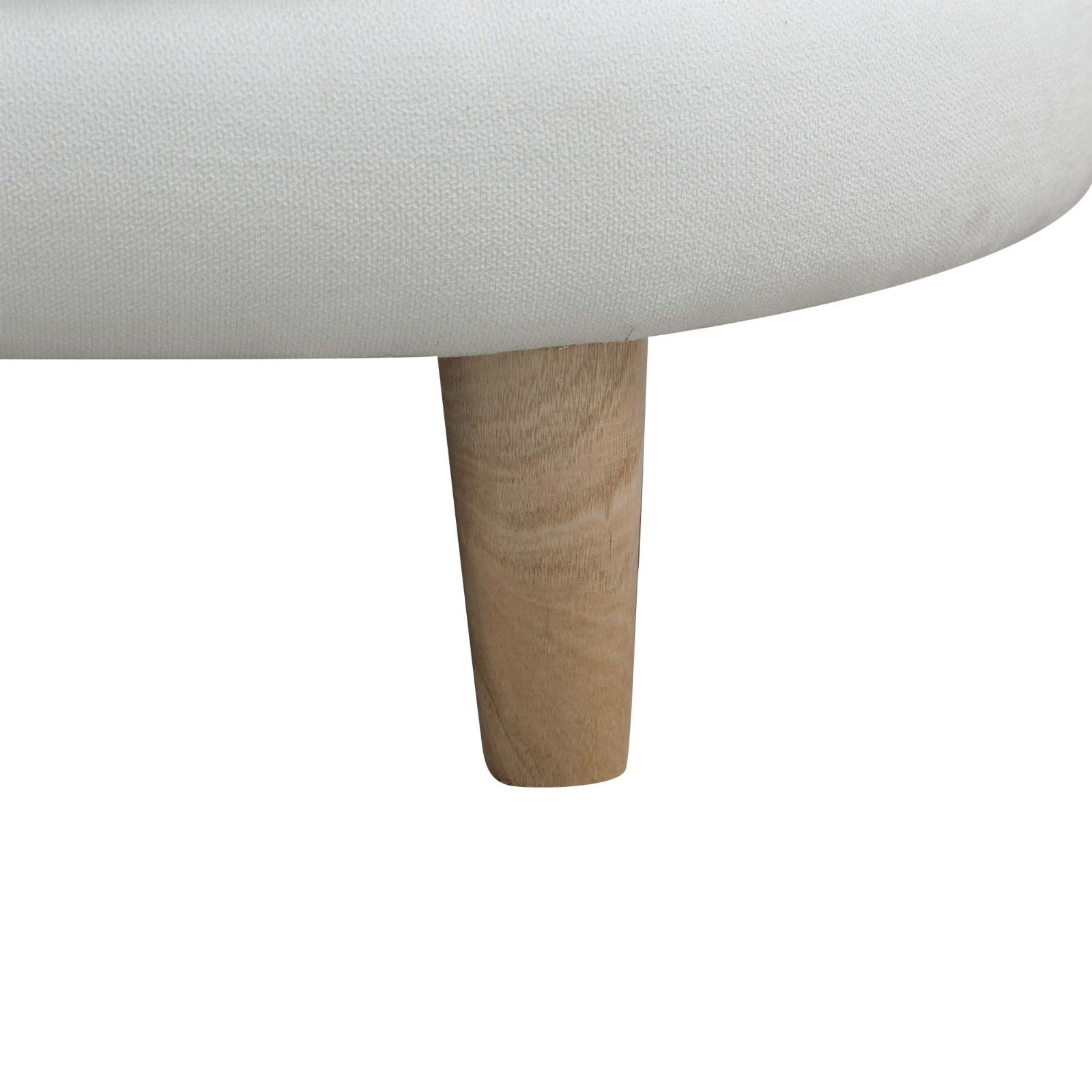 Clearance Los Angeles Fontana, CA(Pickup only) Storage Bench Ottoman white blue orange Cat-Scratch Leather