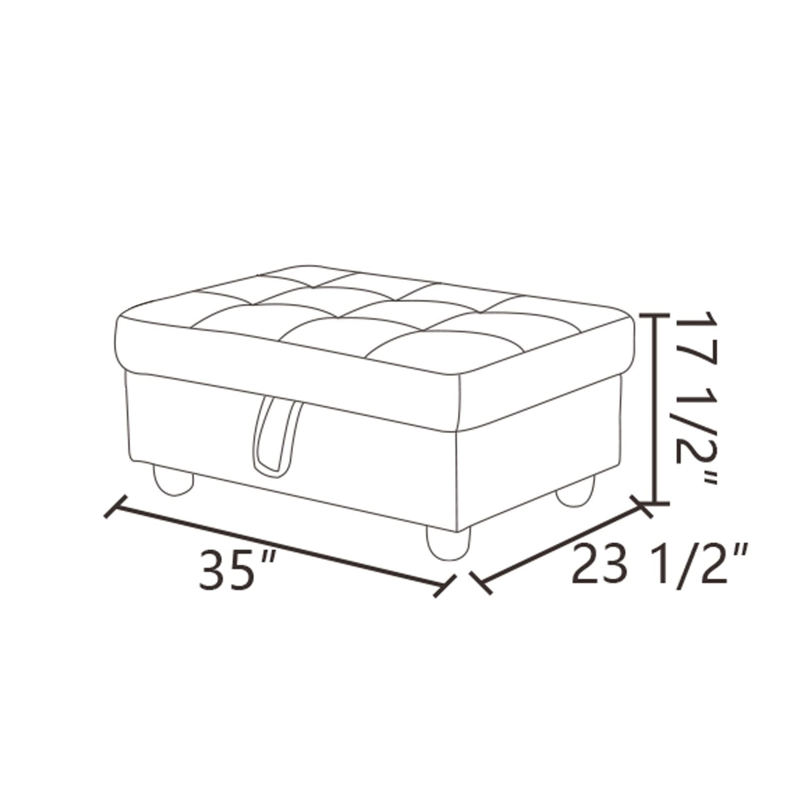 Ainehome Send pillow Blue Black Grey White Red Brown Flannel Leather PU PVC Storage Ottoman Living Room Sofa Space Saving Footstool