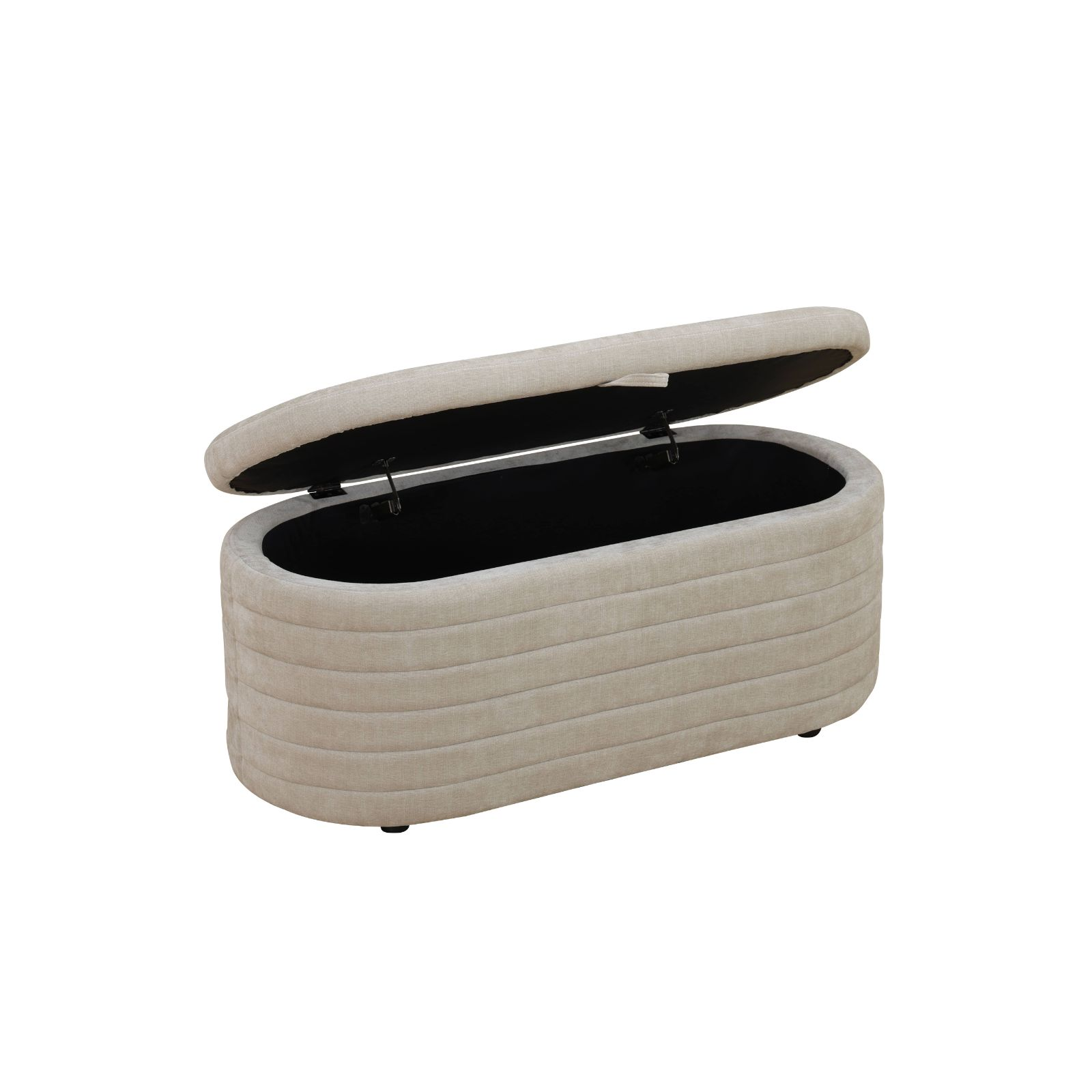 Clearance Los Angeles Fontana, CA(Pickup only) Storage Bench Ottoman white blue orange Cat-Scratch Leather