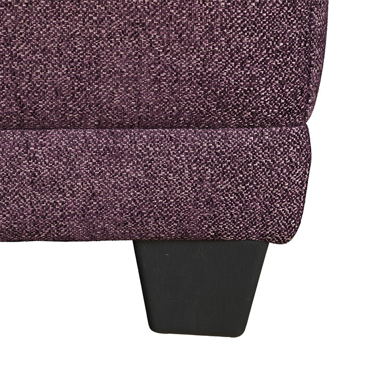3-teiliges L-förmiges Sofa-Set aus Amaranth-Leinen