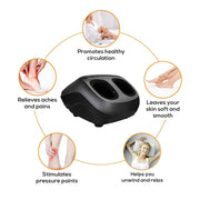 Neu aufgerüstetes elektrisches Shiatsu-Fußmassagegerät Air 4.0 in großer Größe