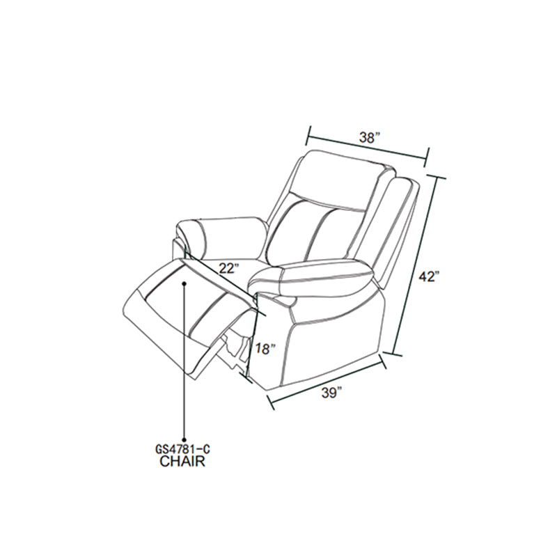 Aainehome Reclining Sofa