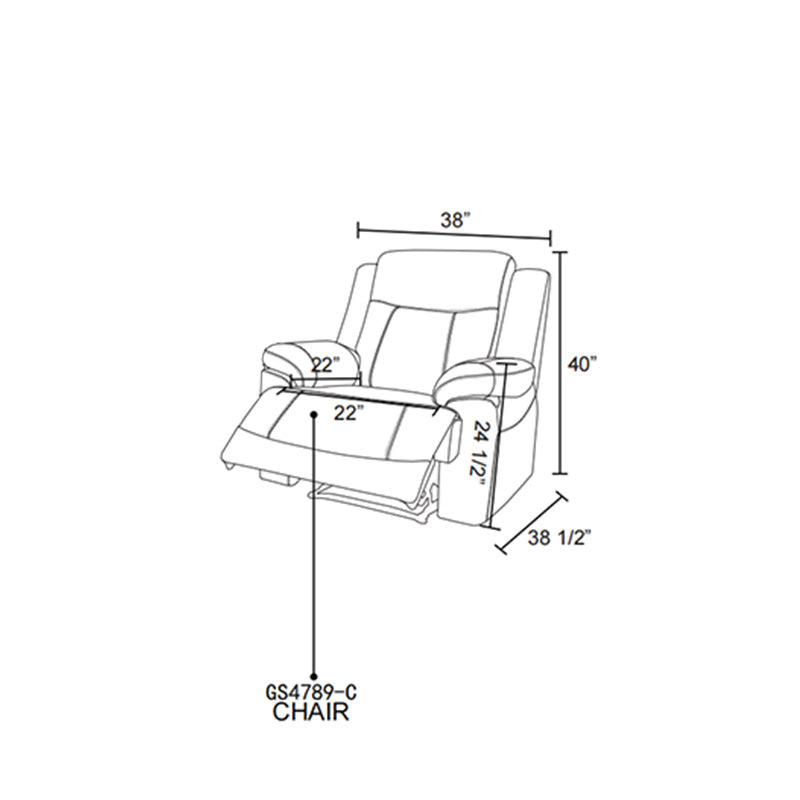 Aainehome Reclining Sofa