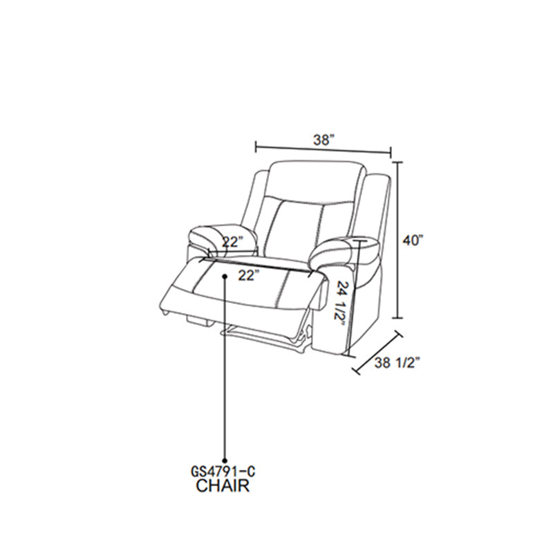 Aainehome Reclining Sofa
