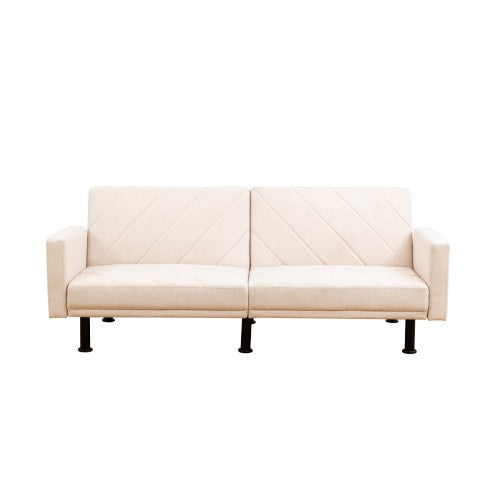 Ainehome Beige Linen Living Room Sofabed
