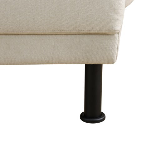 Ainehome Beige Linen 2-Pieces Living Room Sofabed