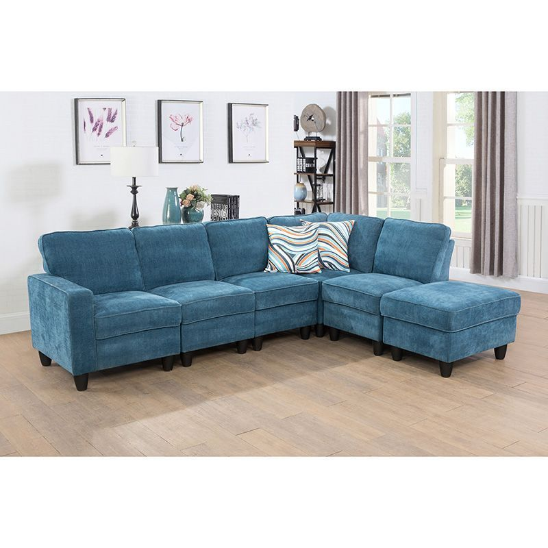 Blue Lint 6-Piece Sofa Set - product image 2