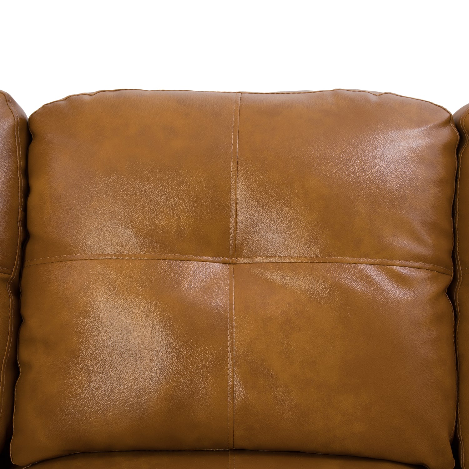 Ainehome Ginger L-Shaped Leather Sofa Set