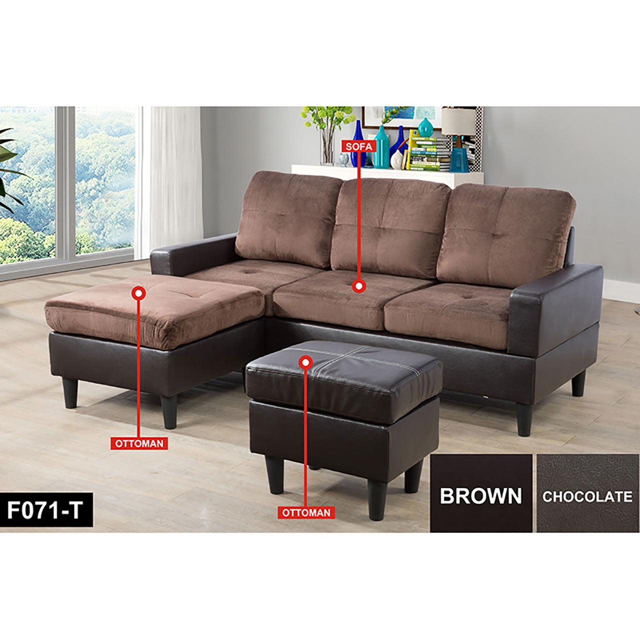L-shape Sofa Set